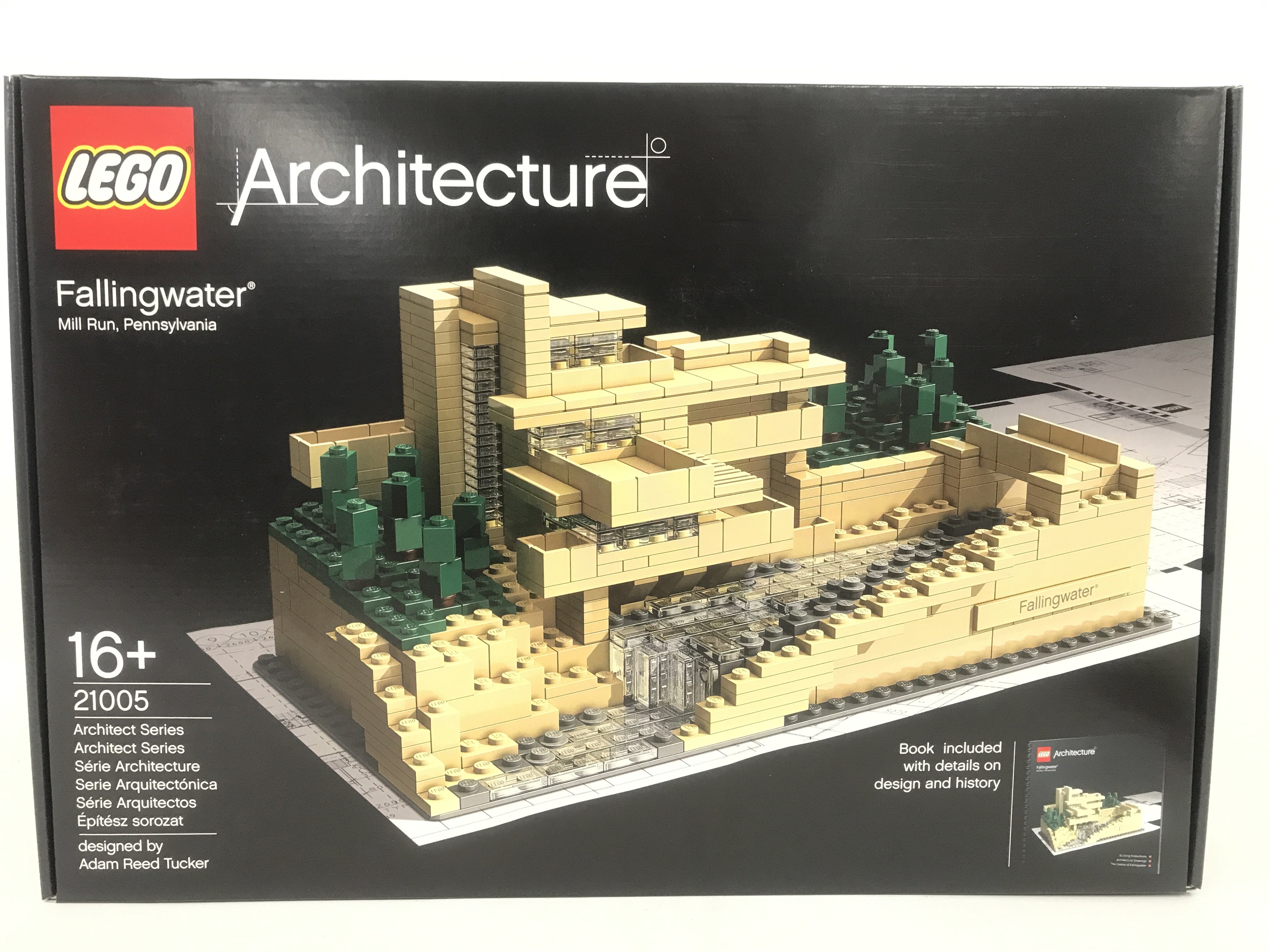 A Boxed And Sealed Lego Architecture Fallingwater #21005.