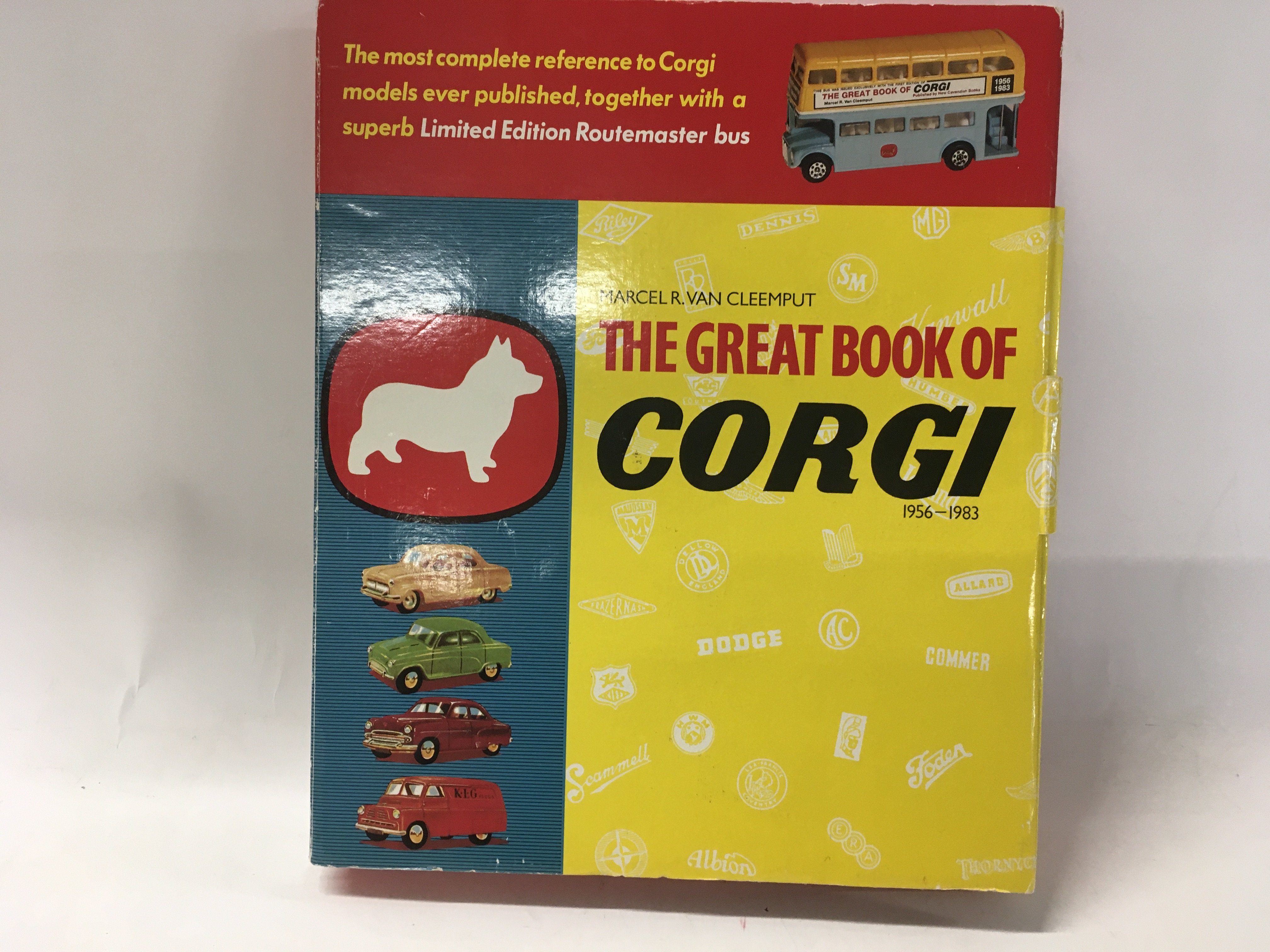 The Great Book of Corgi. 1956 .. 1983. Has a limited edition Routemaster bus. No reserve