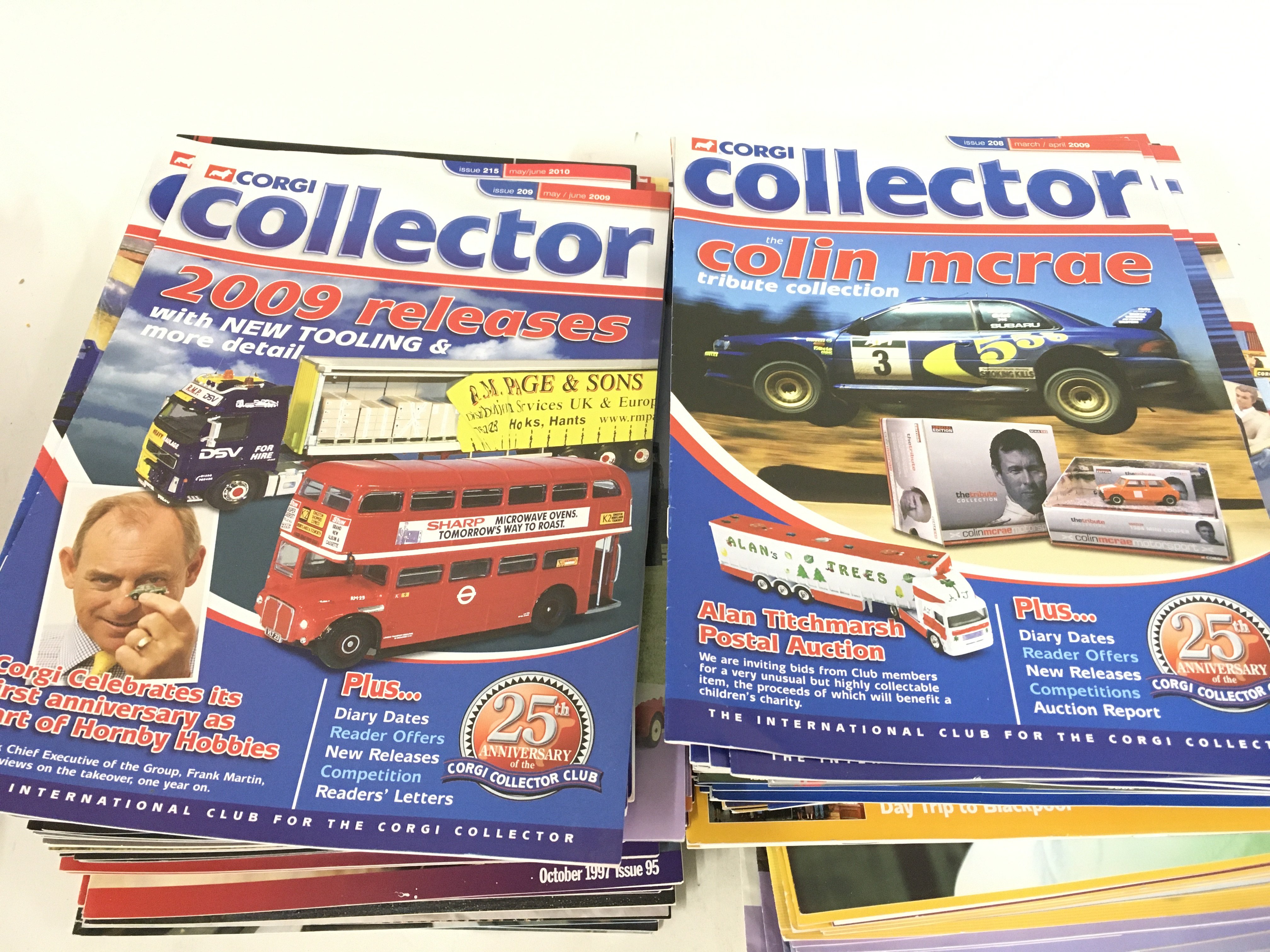 A Collection of Corgi Collectors Magazines. No Reserve.
