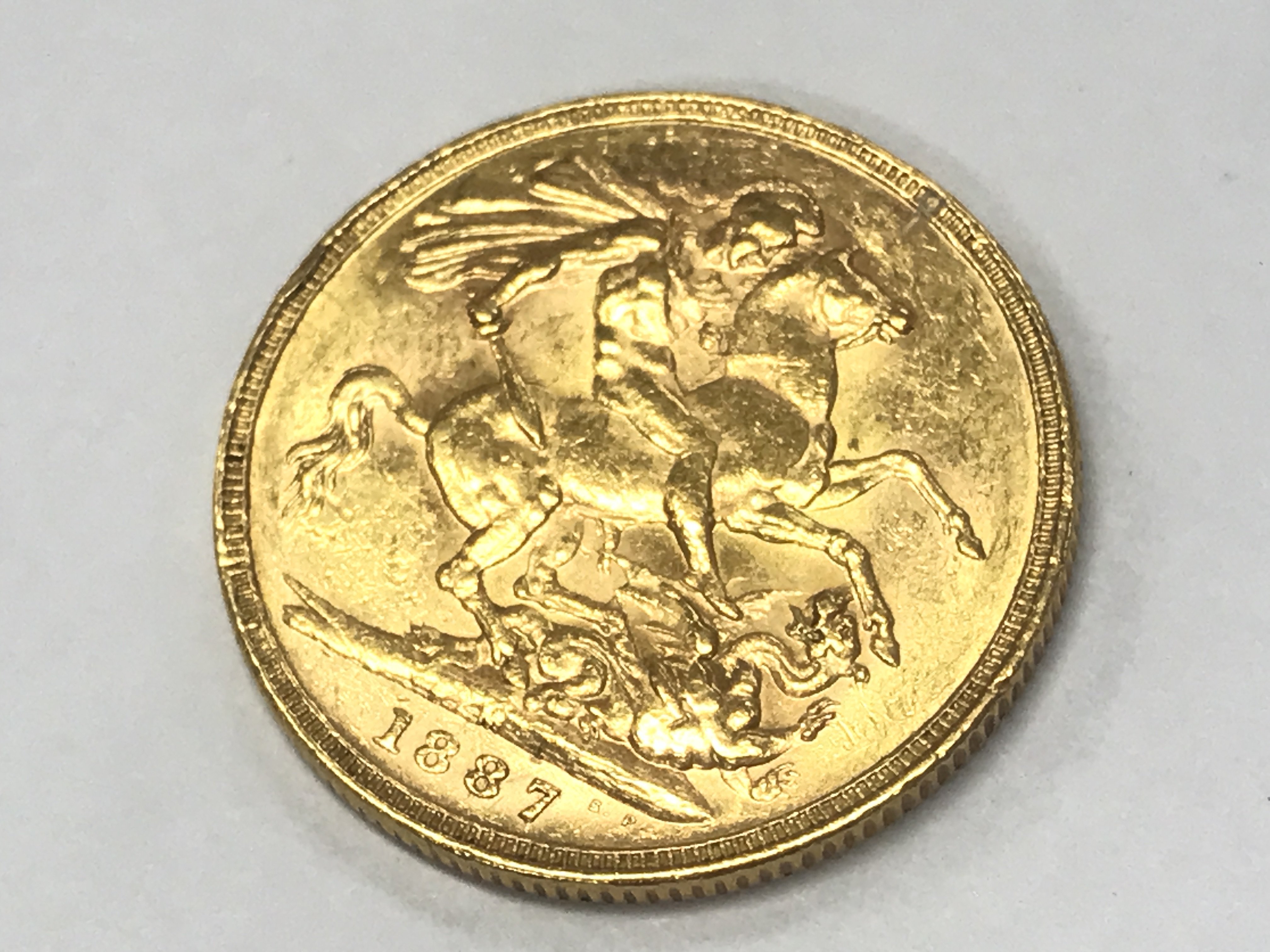 A 1887 sovereign , postage category A