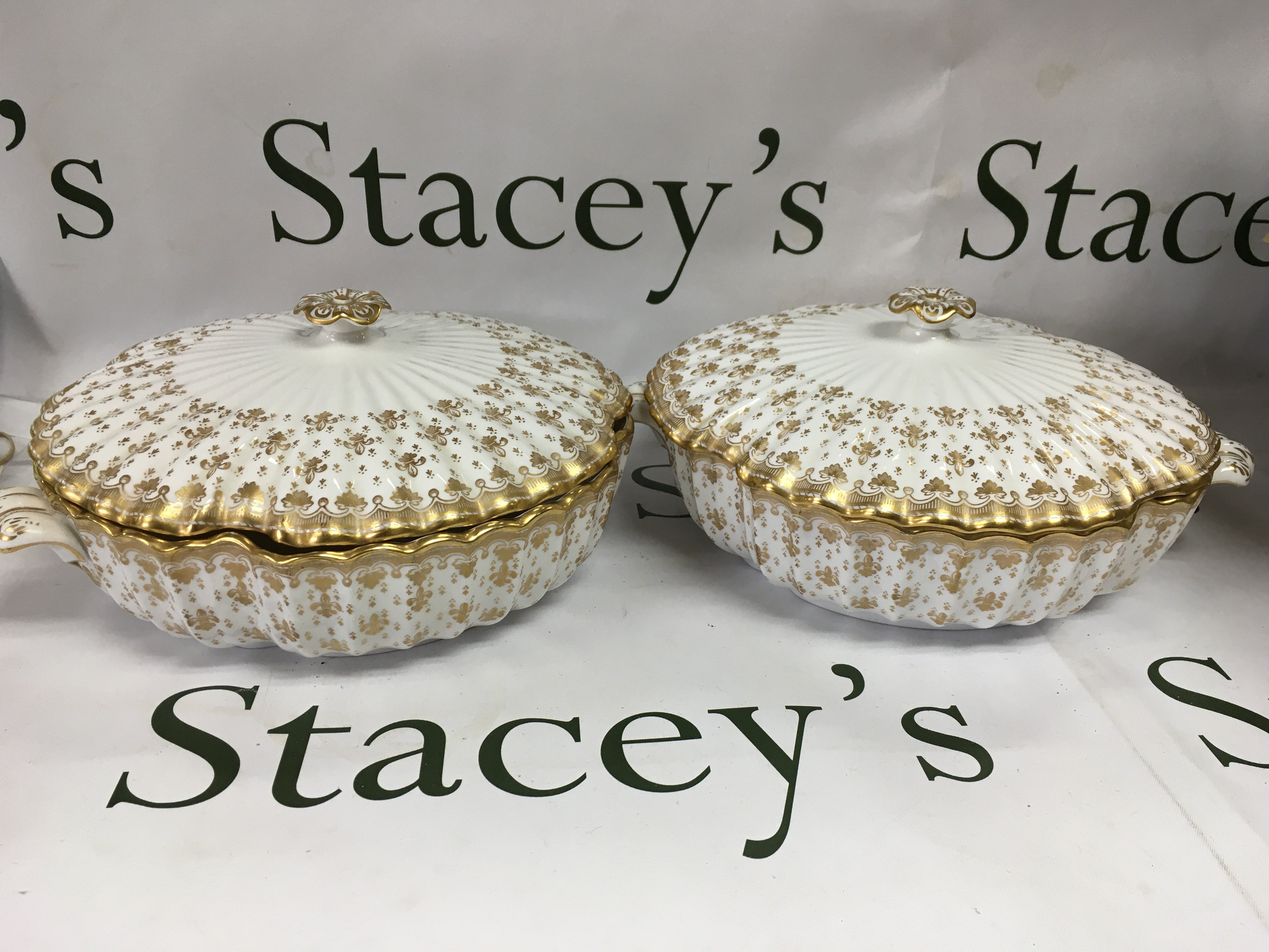 A spode coffee and dinner service set.