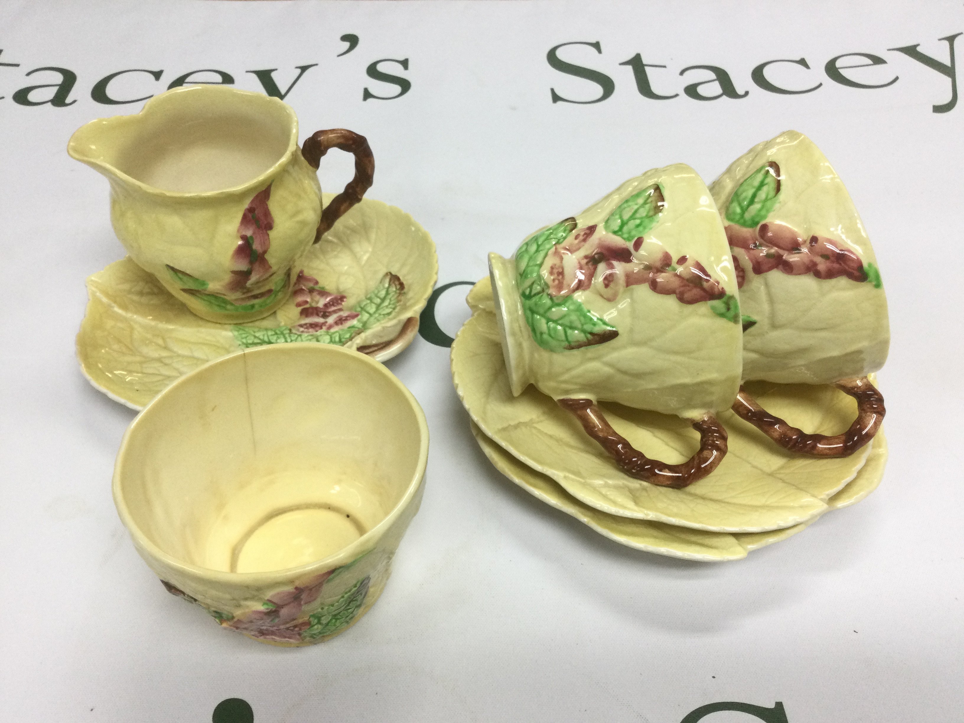 A Carltonware tea for two in Australian design pattern. Shipping category D.