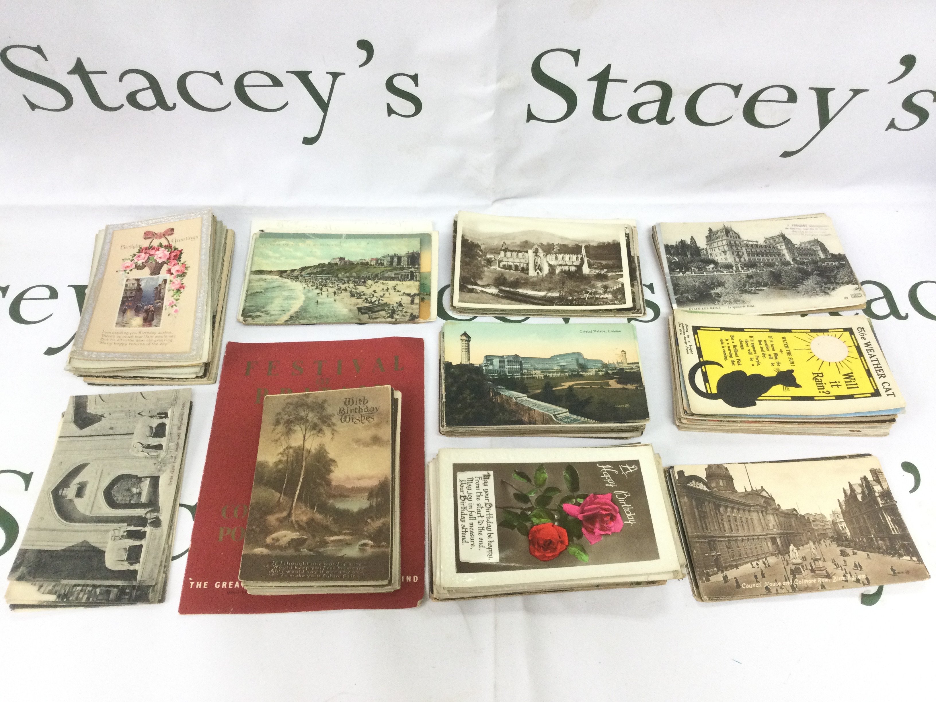 A small collection of early 20th Century postcards. Shipping category B.