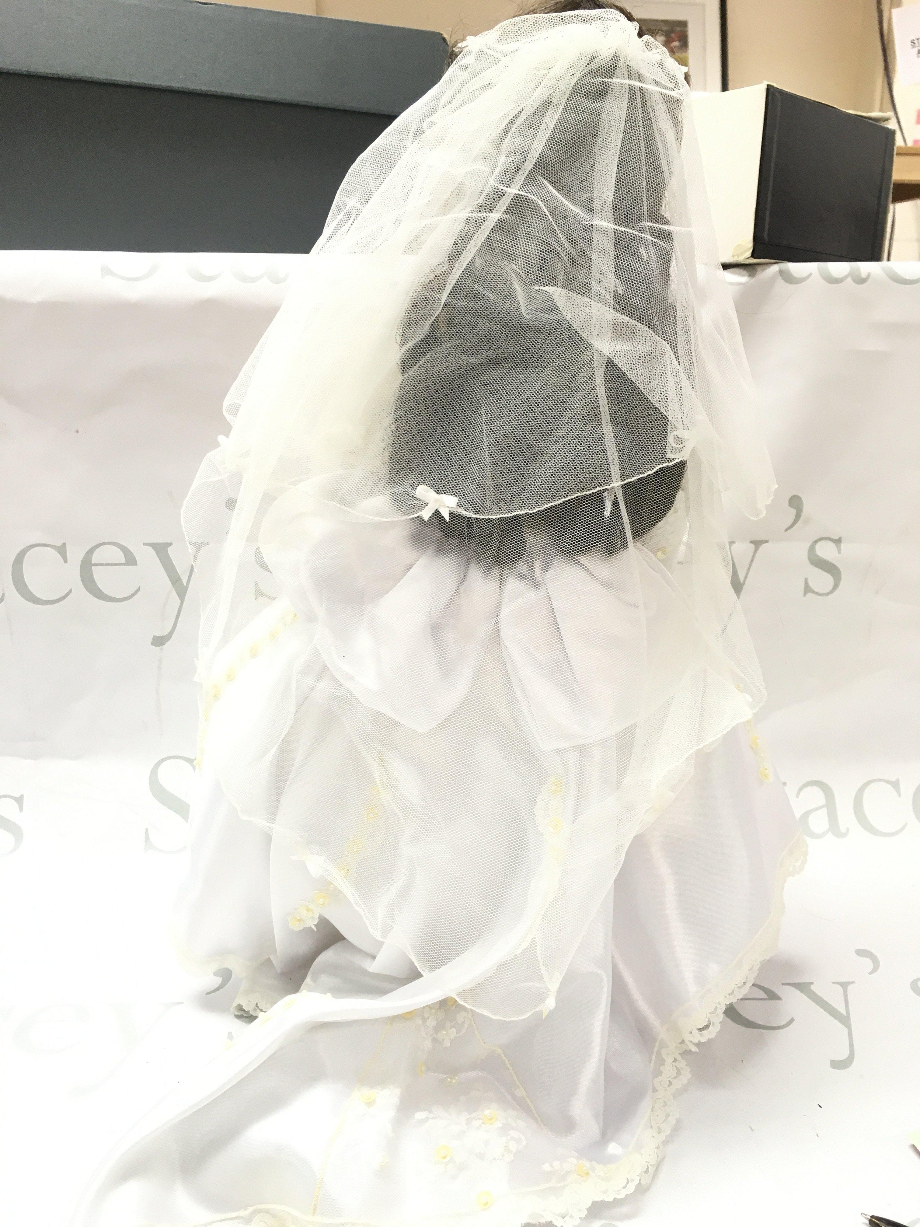 a vintage Bride doll ,46cm tall. Postage category C. NO RESERVE