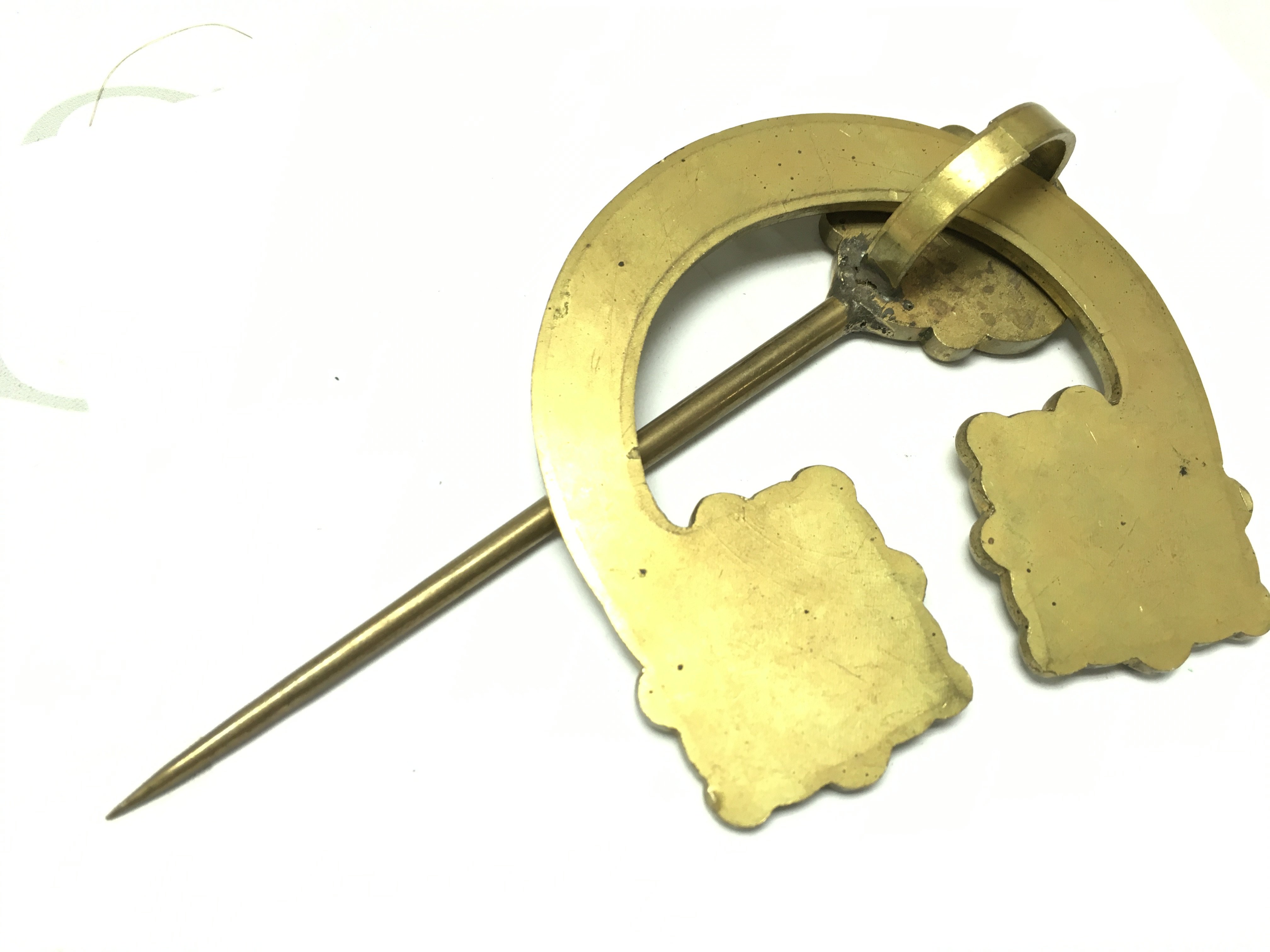 A large ancient Kilmainham style Brooch. Postage category A. NO RESERVE