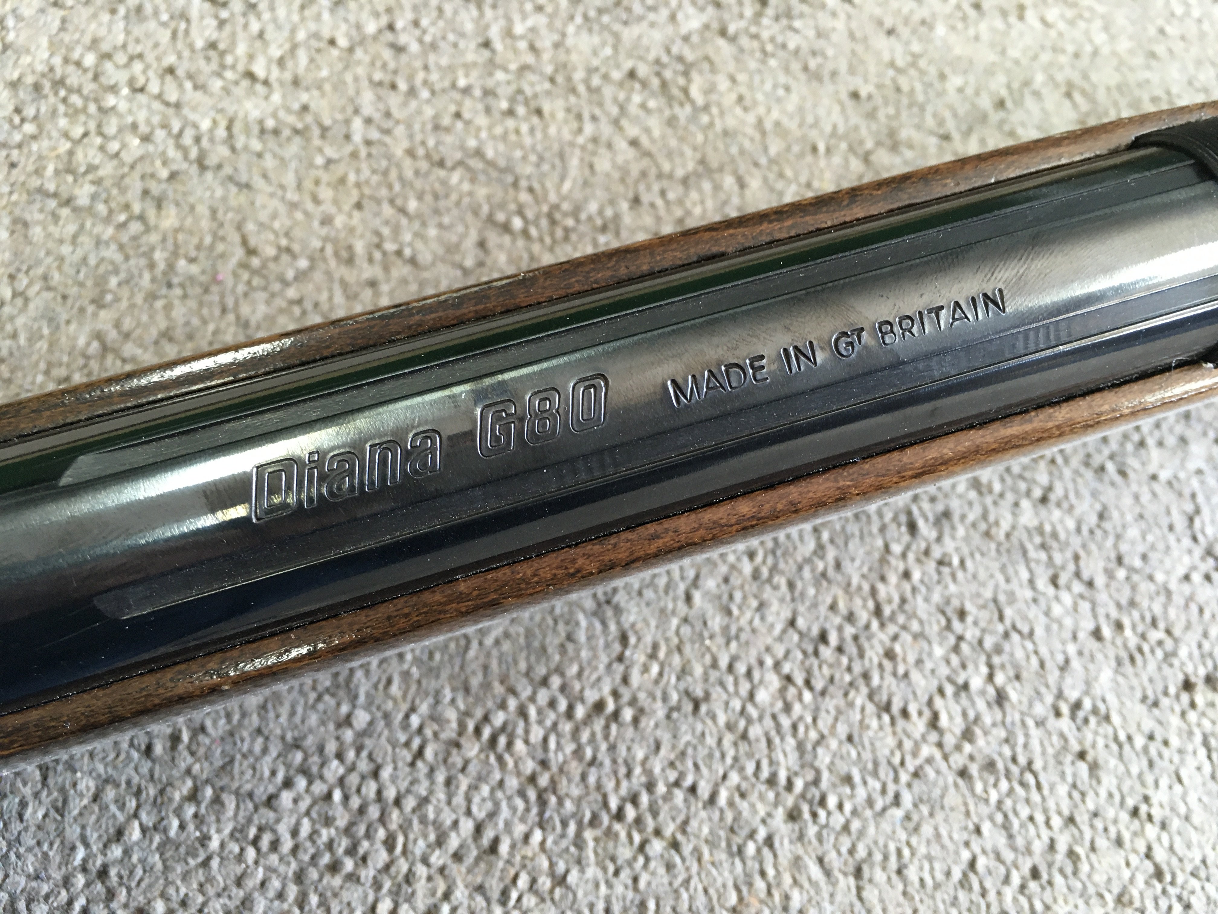 A case air rifle. NO RESERVE