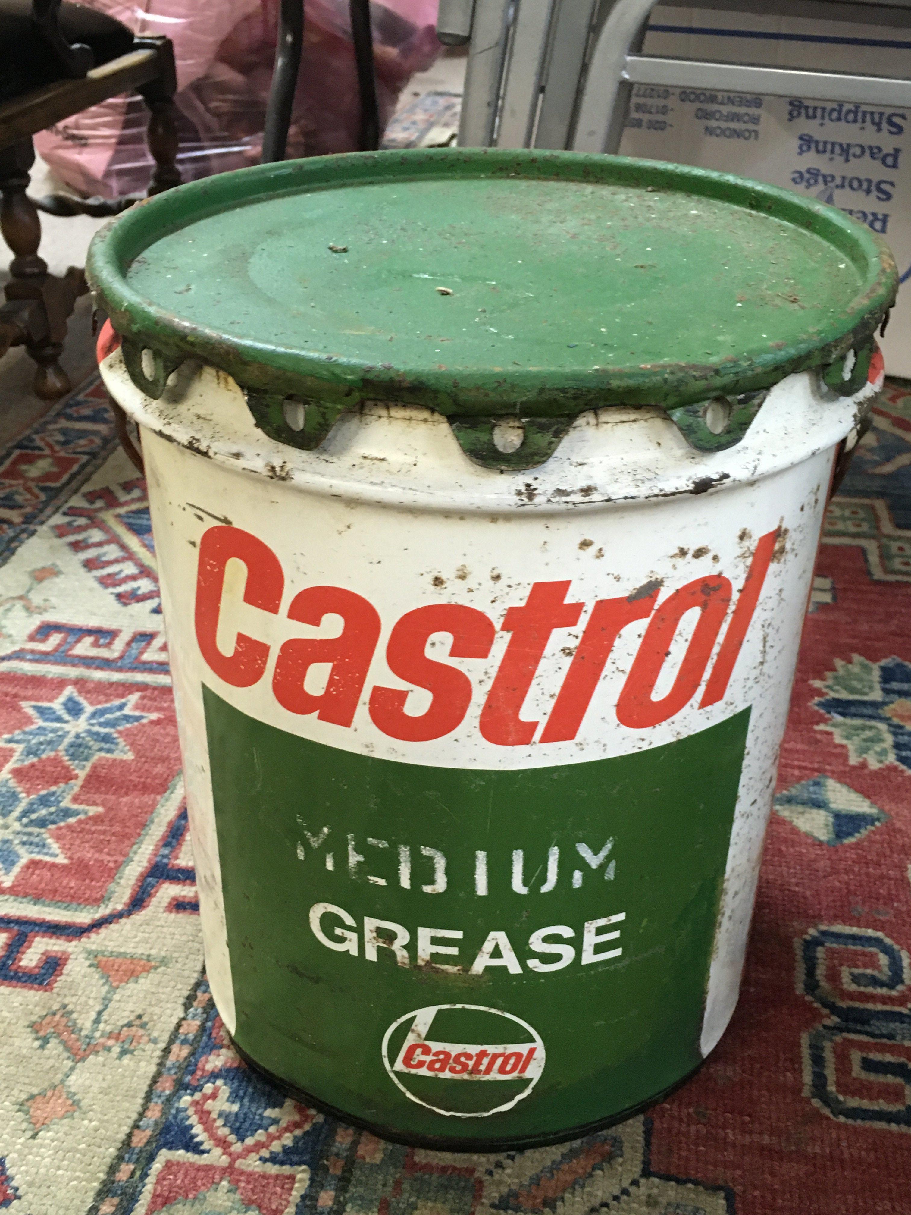 Vintage Castrol medium grease can, no reserve