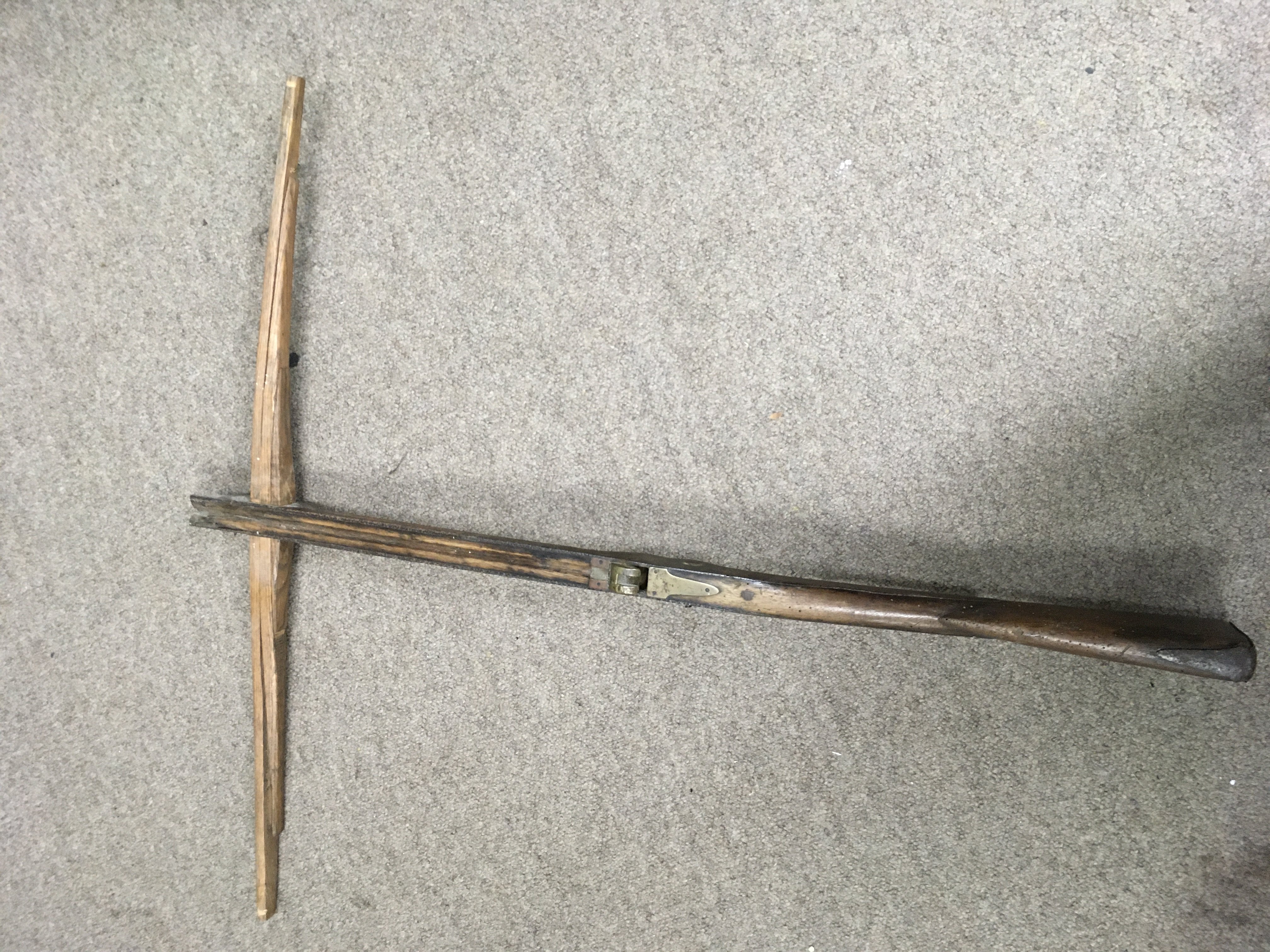 A mid 18th Century British crossbow. Shipping category D.