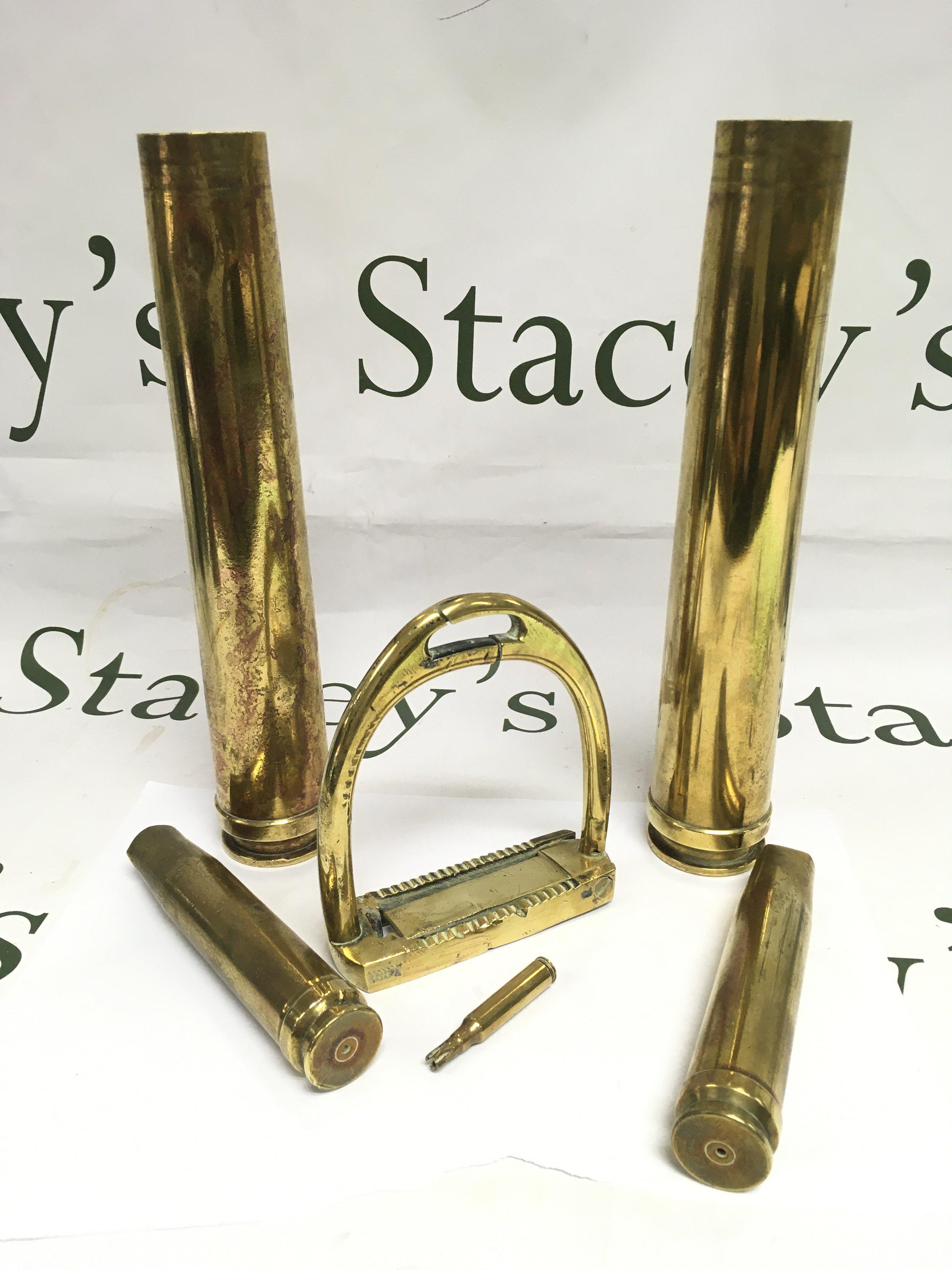 A small collection of trench art items. Shipping category B.