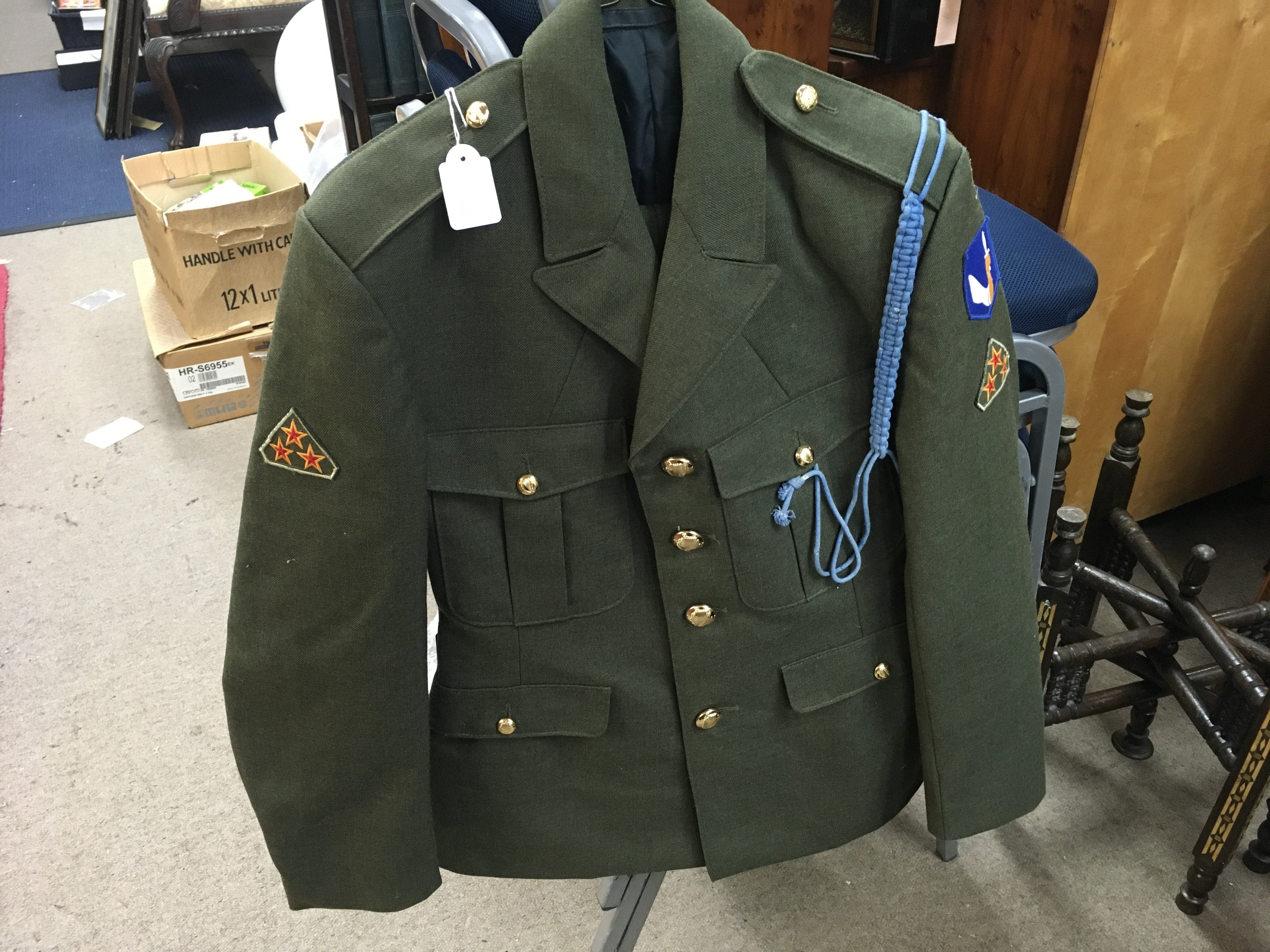 Irish republic 1960s dress uniforms with badges attached