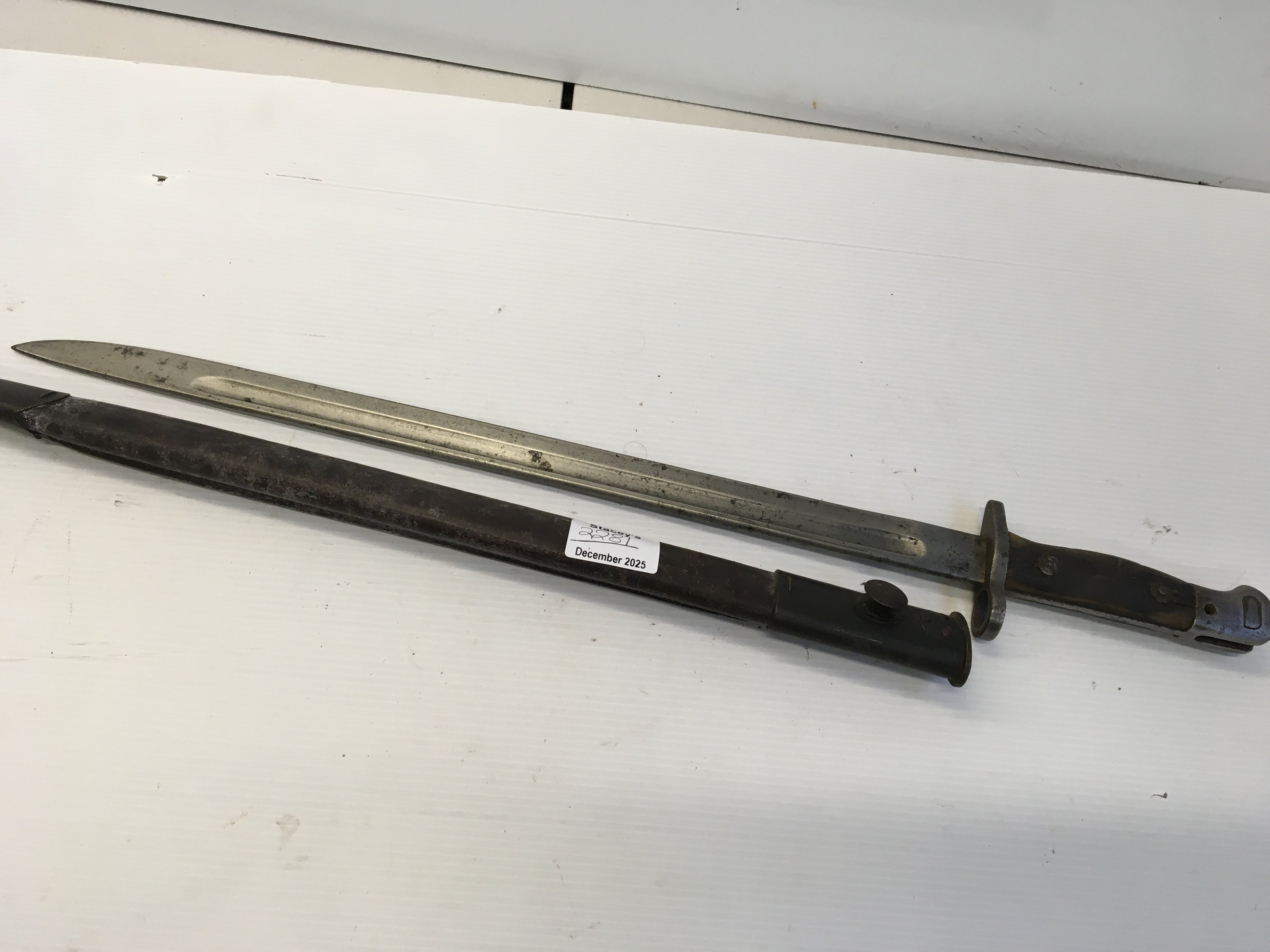 A I world War British 1907 pattern bayonet.