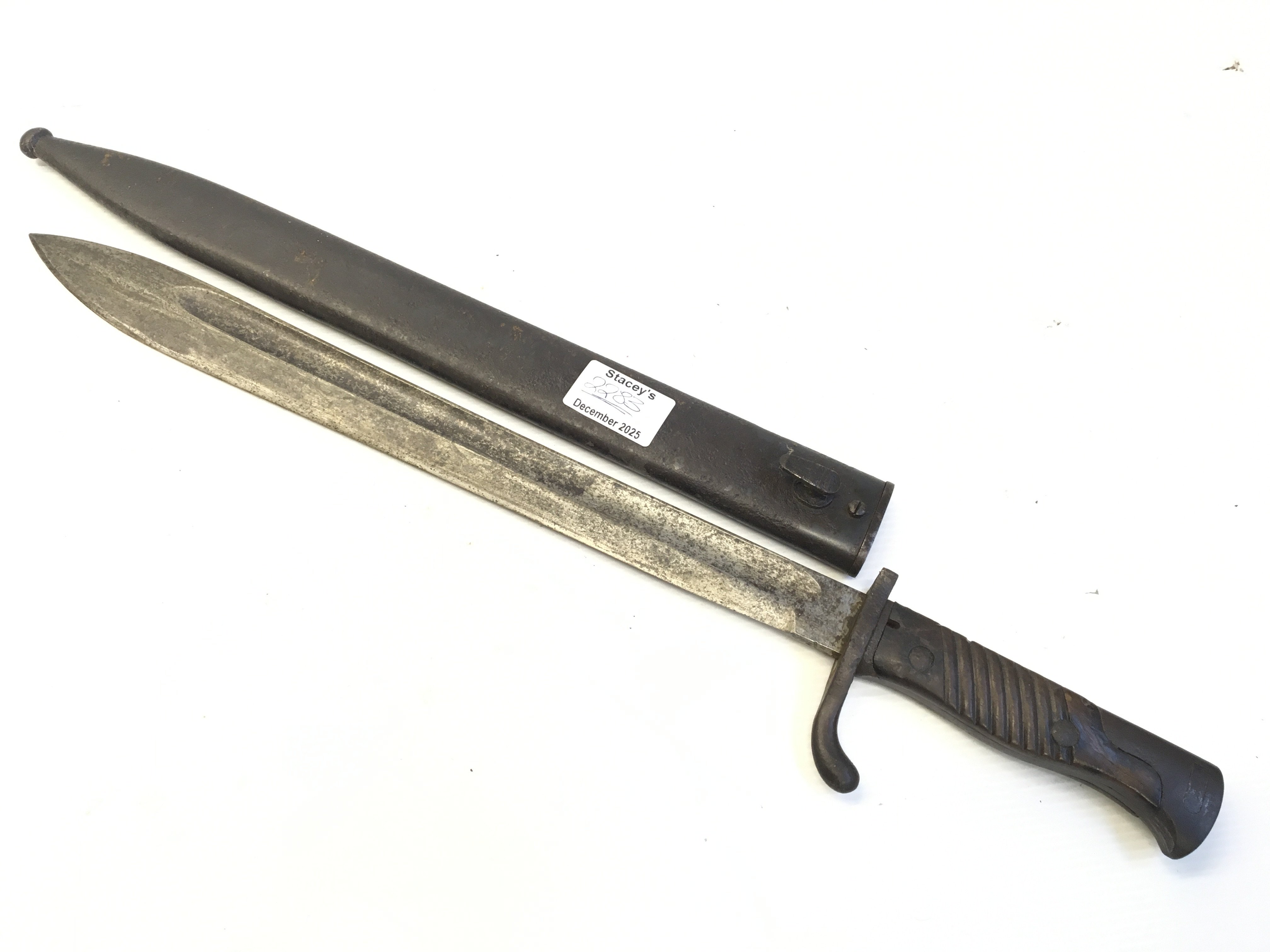 A German Imperial I world war butcher bayonet maker Simscn Co SUHL