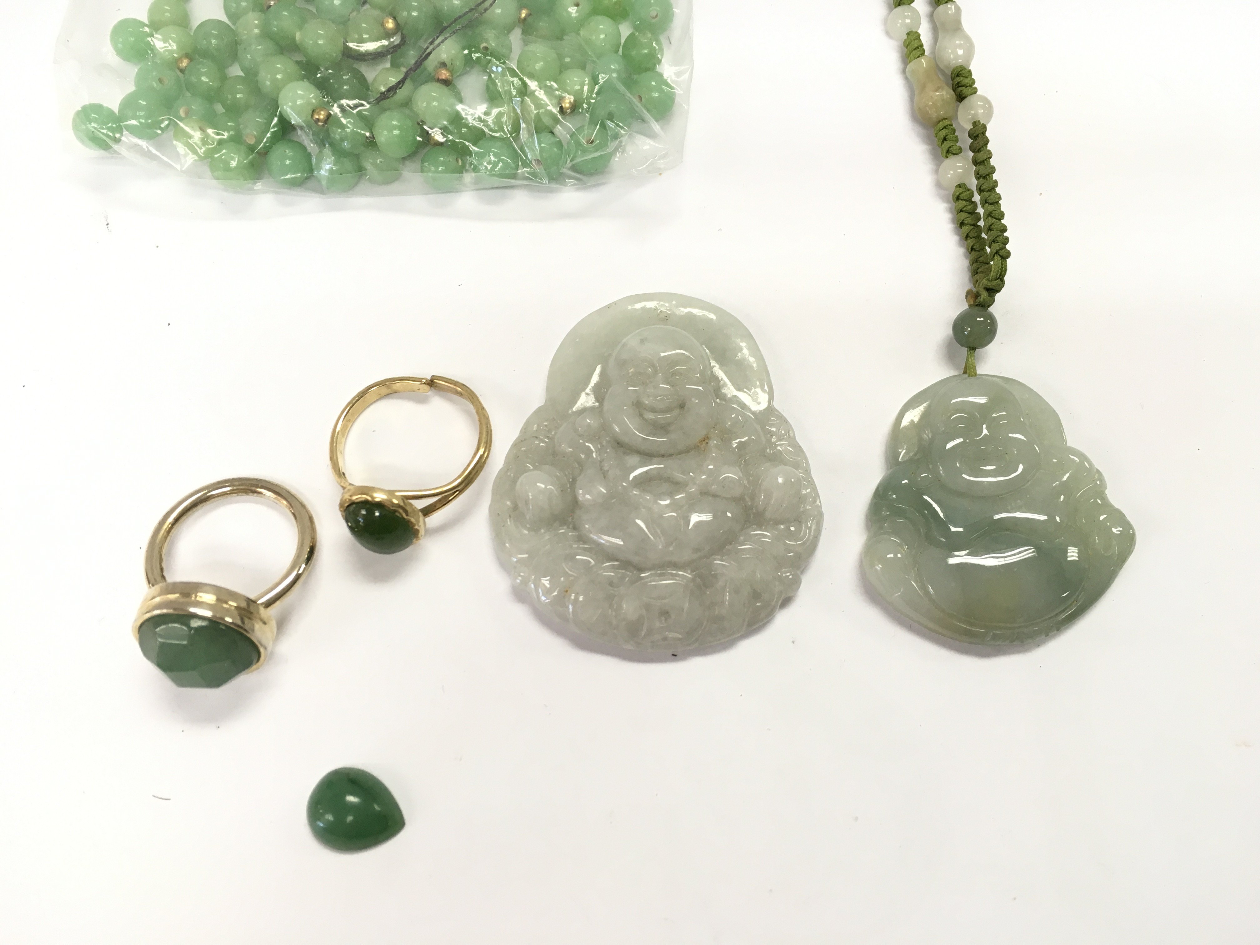 A collection of Jade and Pearl jewellery. Postage B. NO RESERVE