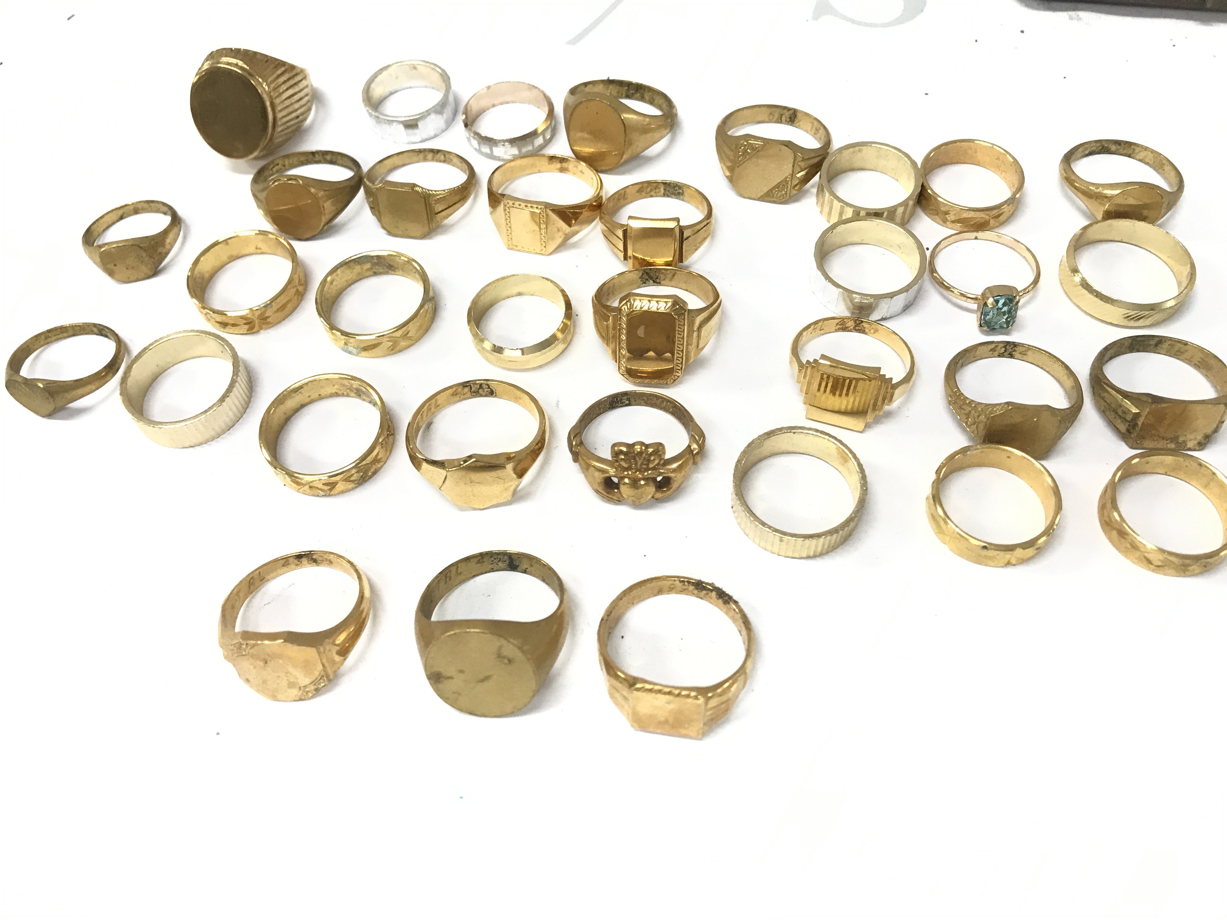 A Collection of gold tone jewellery , postage category A