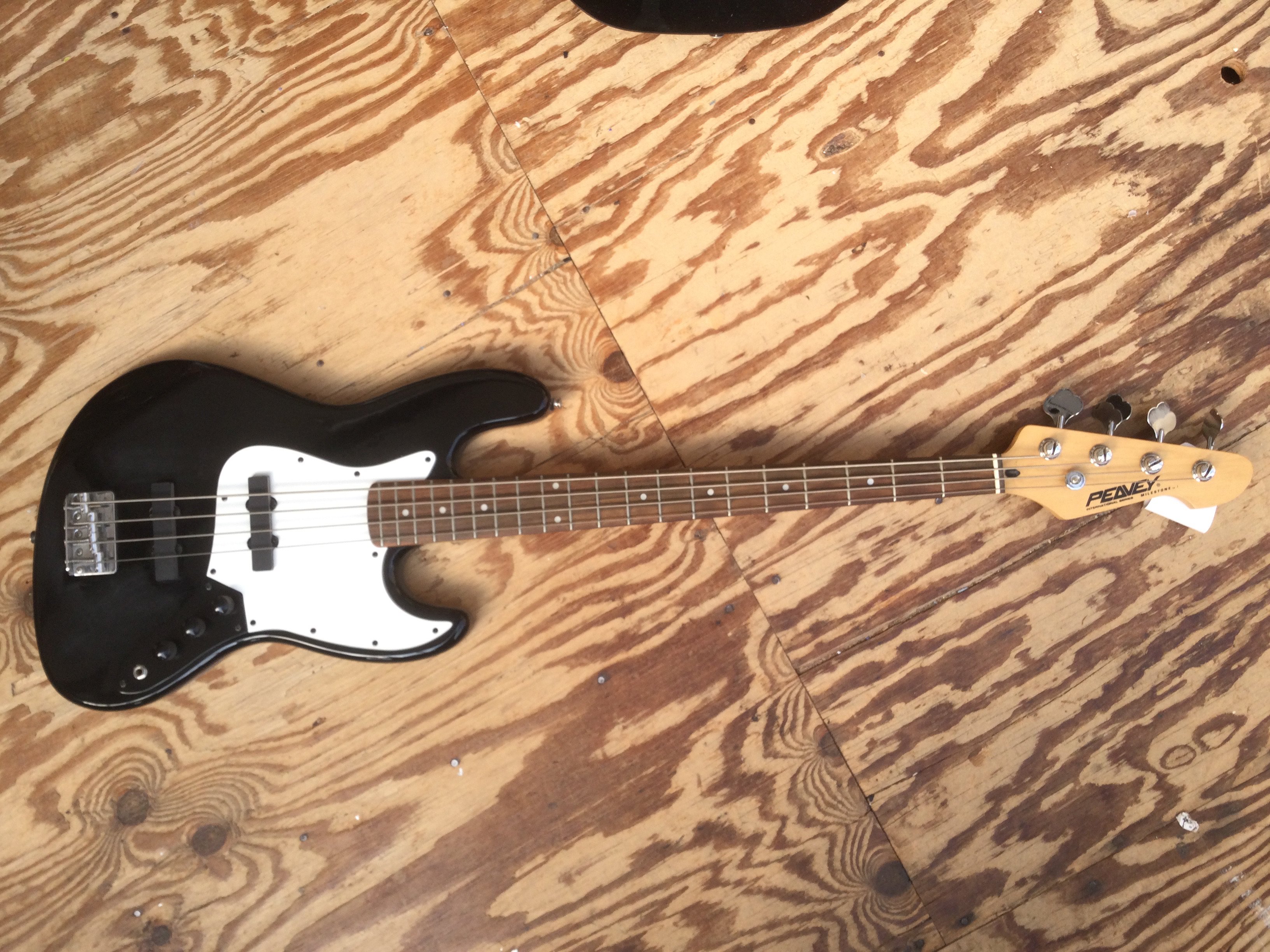A Peavey International Series bass guitar. No case.