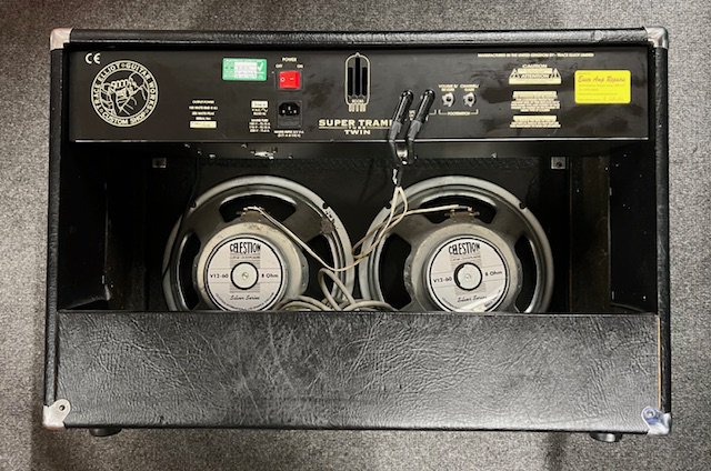 A 1990s Trace Elliot Amplifier recently subject to a revalve and PAT tested in 2019.