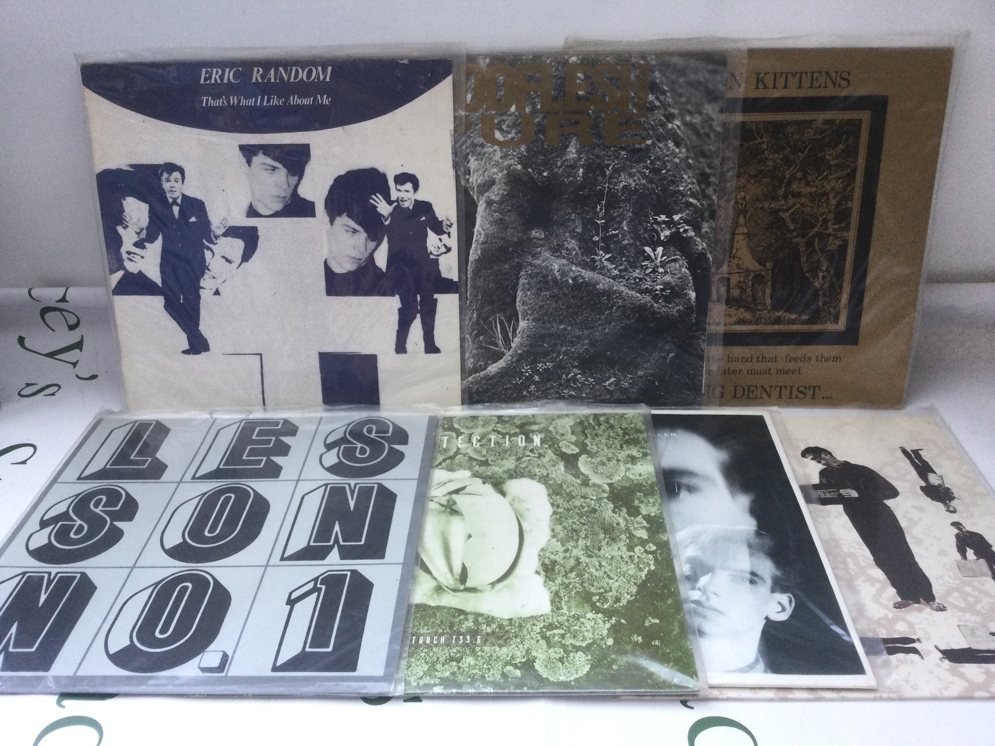 Thirteen post punk LPs snd 12" singles by various artists including The Residents, Crass, Laurie Anderson and others.