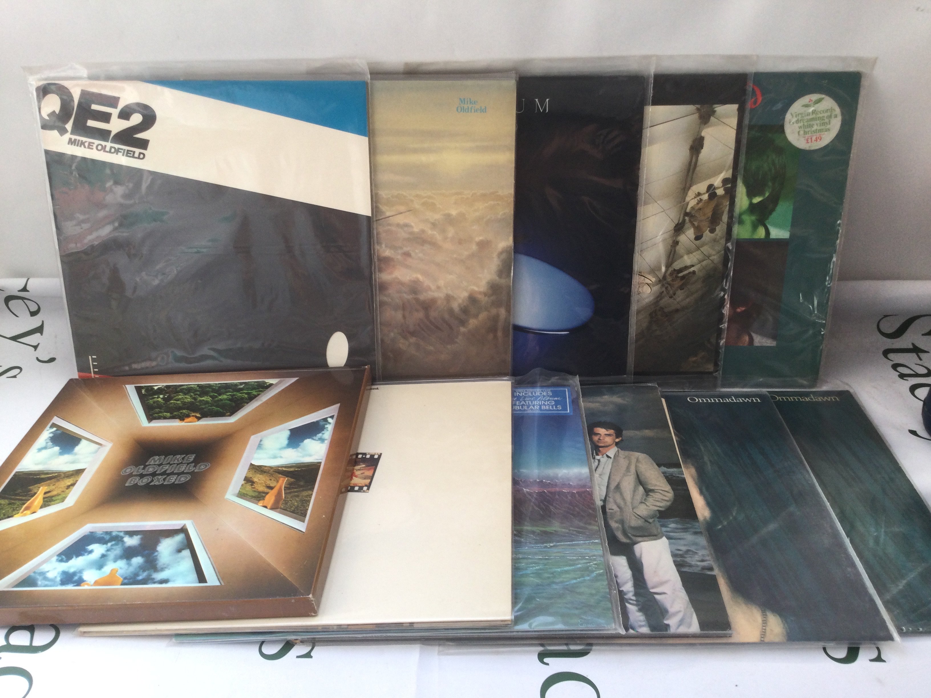 Eleven Mike Oldfield LPs including a 4LP box set.