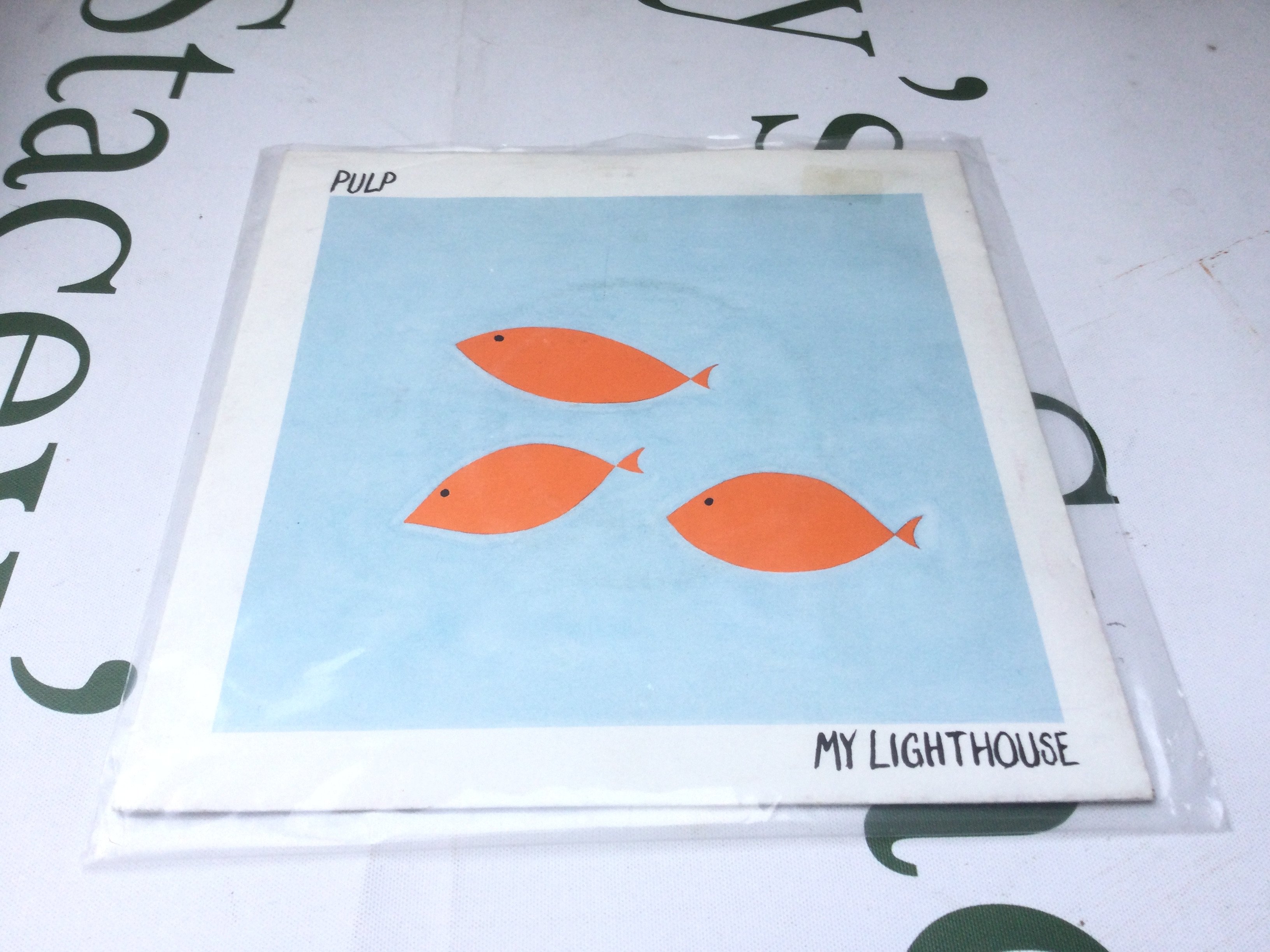 A scarce 1983 Pulp 7" single of My Lighthouse b/w Looking For Life. Ex.