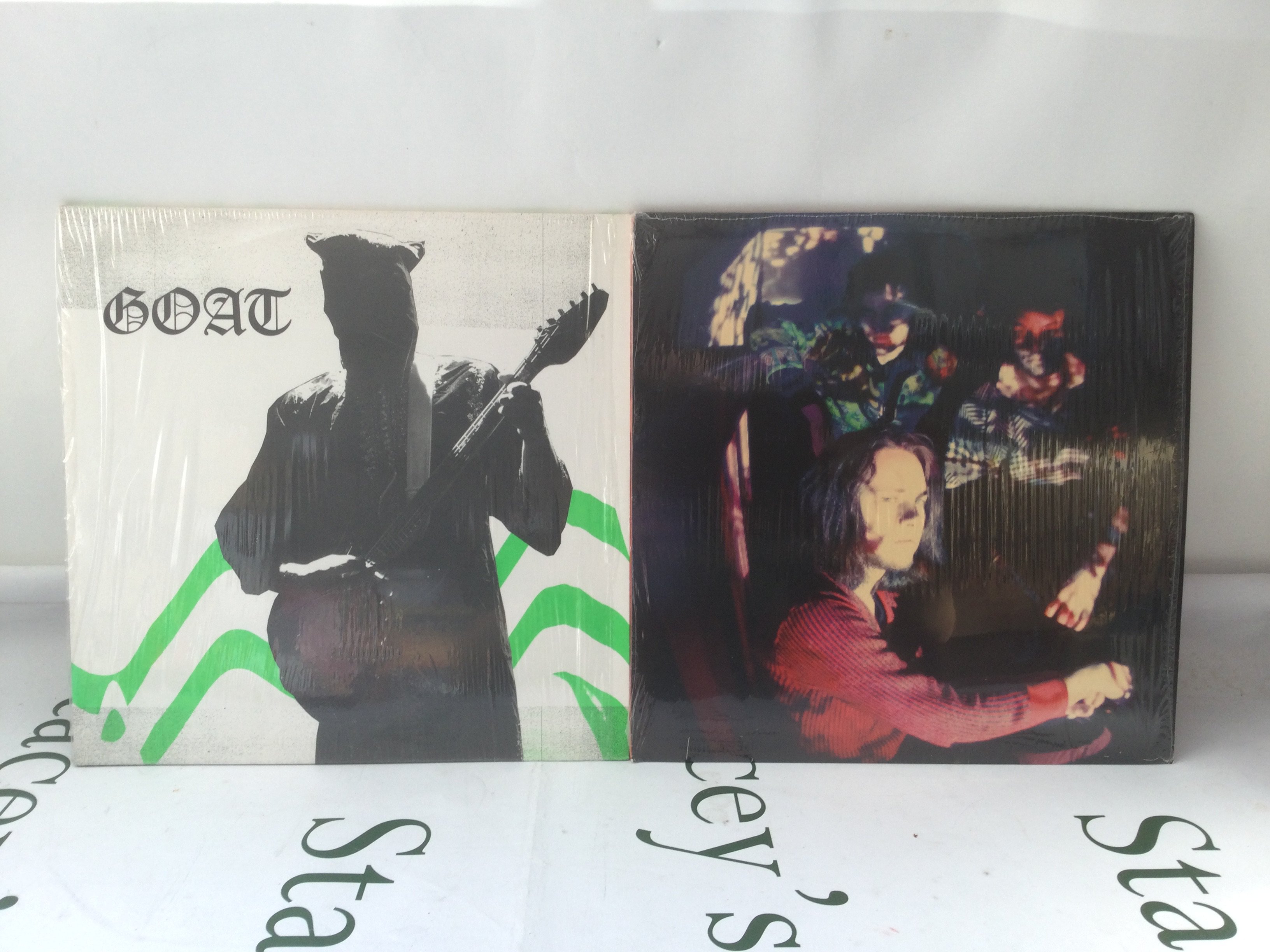 Two 180g LPs comprising Live Ballroom Ritual by GOAT and The Night Beats.