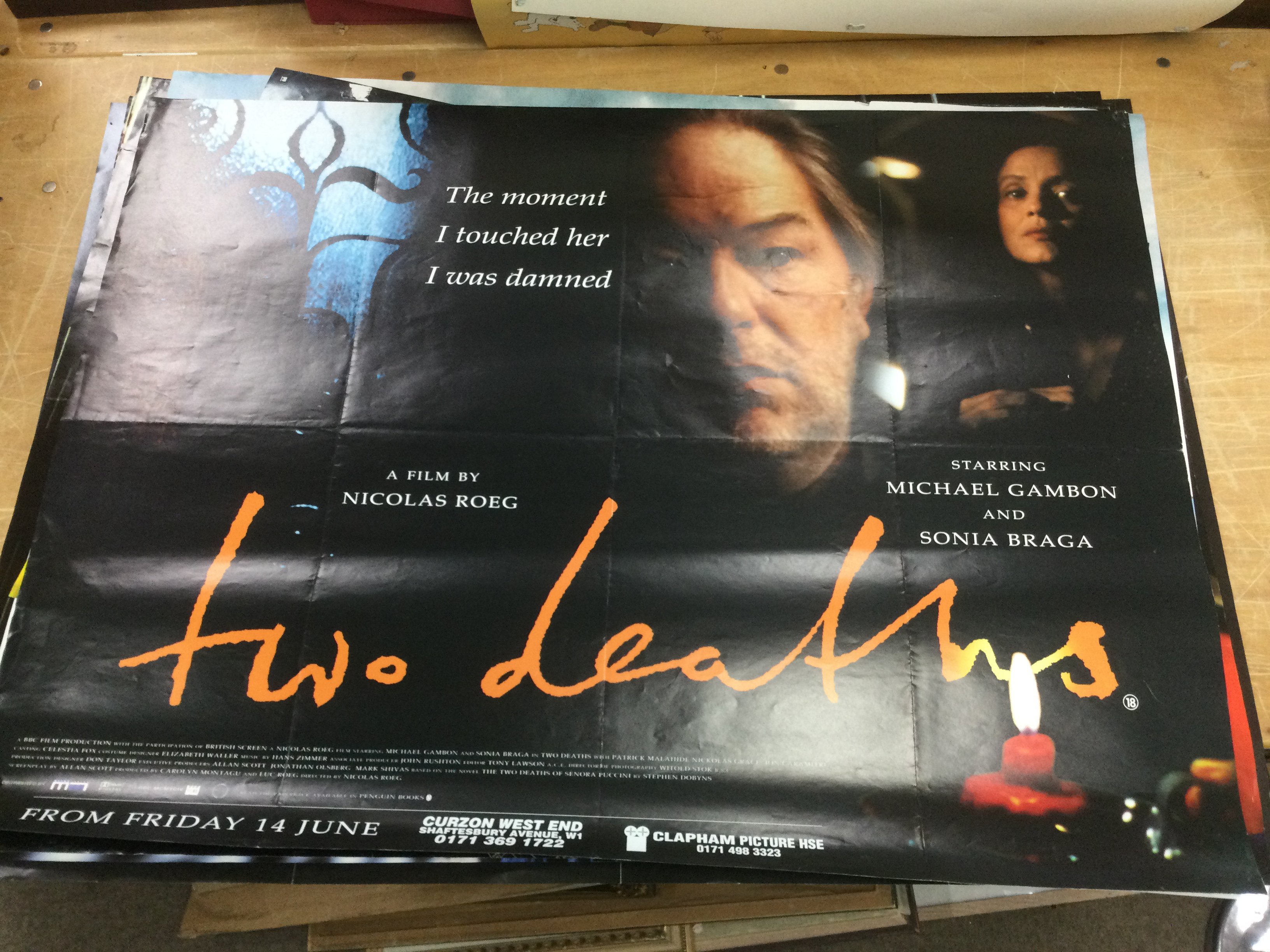 Twenty various film posters including Lost In Translation, Die Hard With A Vengeance, Gattaca and others.