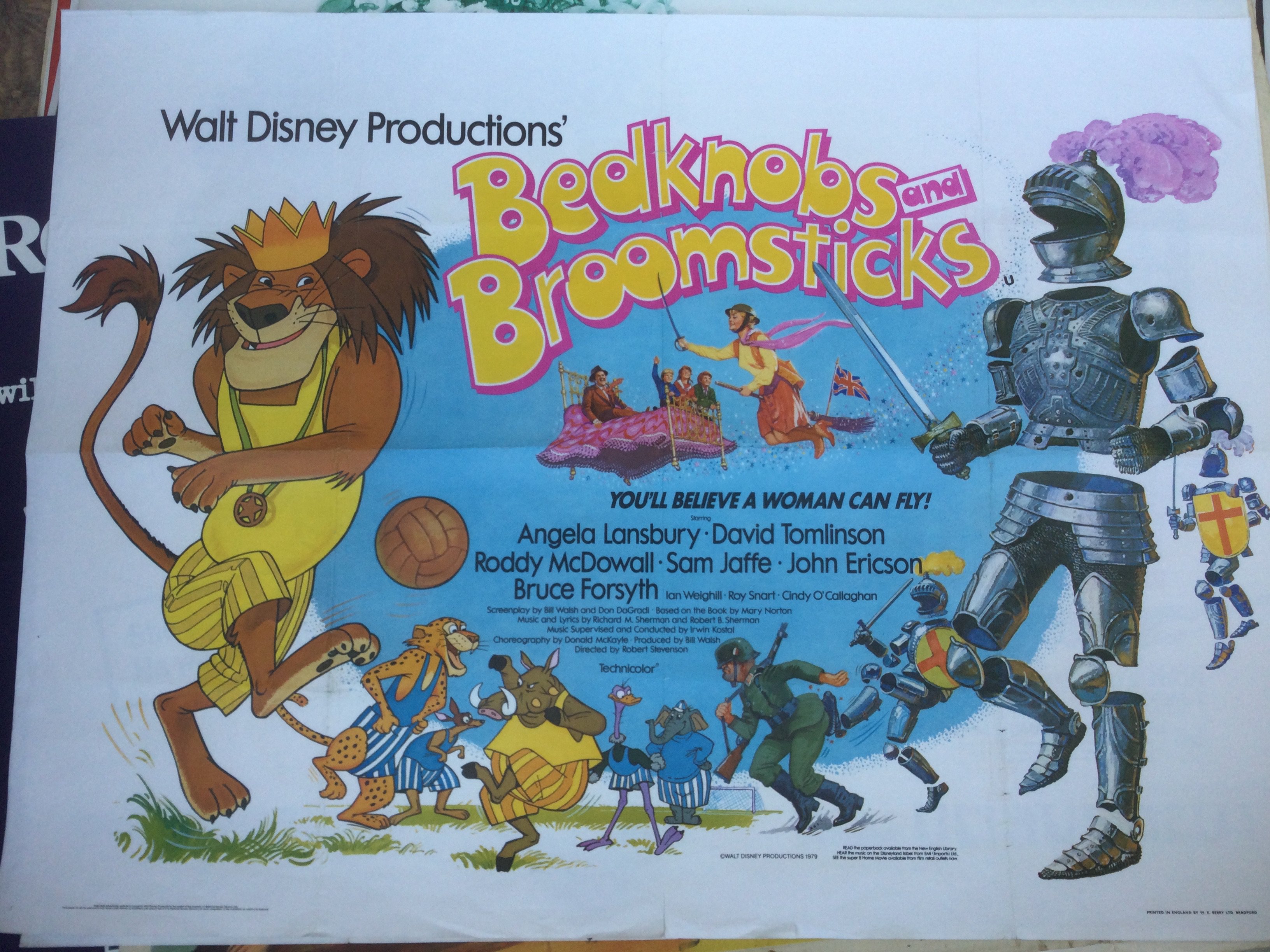Four film posters comprising The Amazing Mr Blunden, Bedknobs And Broomsticks, a framed and glazed You Can't Sleep Here and Emil And The Detectives,