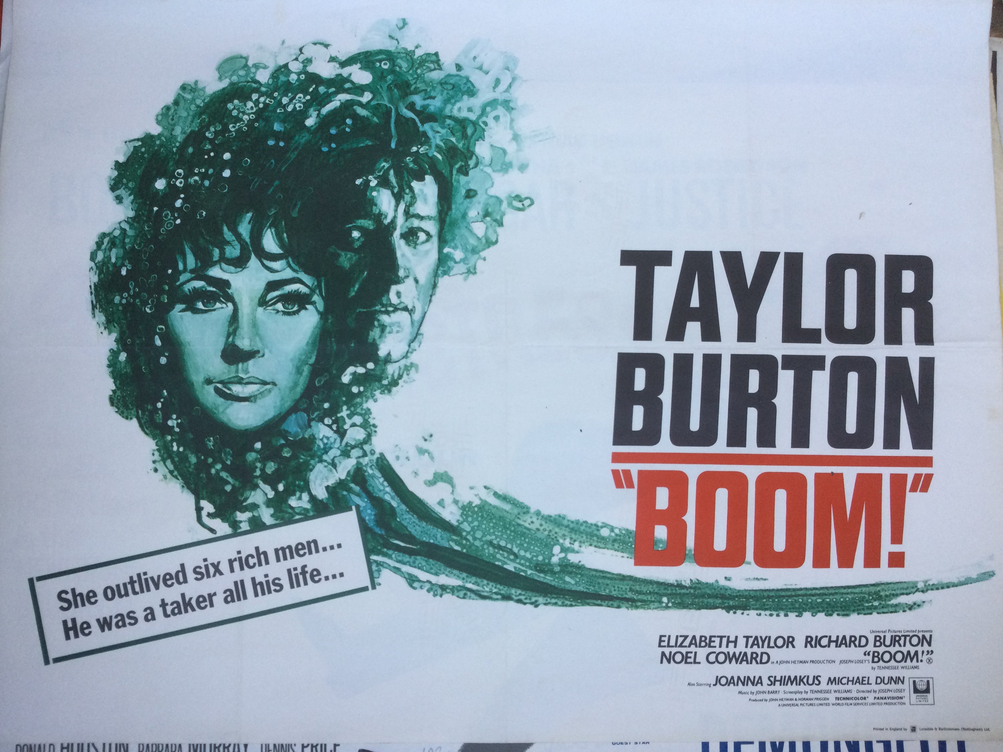 A collection of film posters comprising