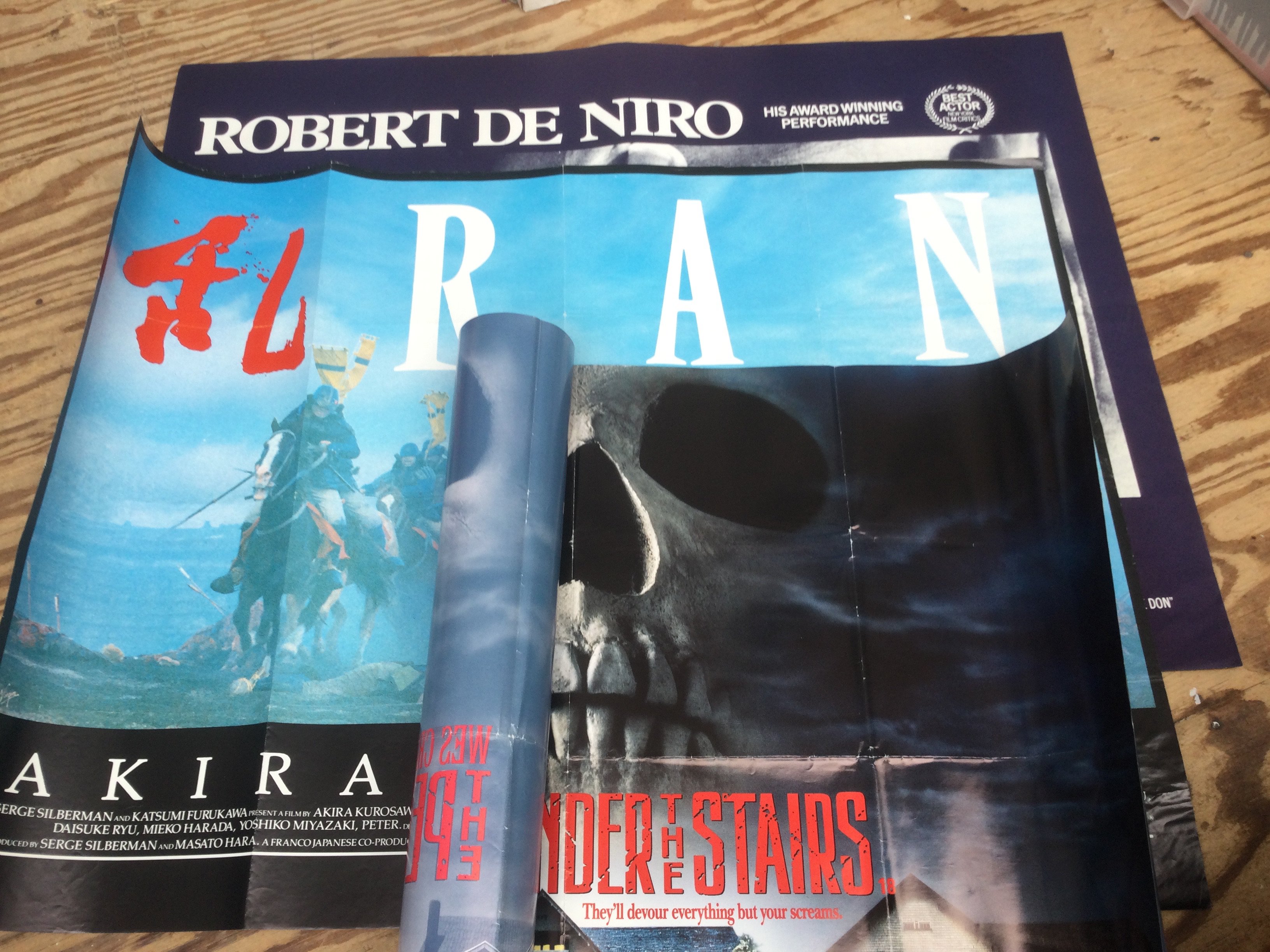 A large collection of modern film posters.