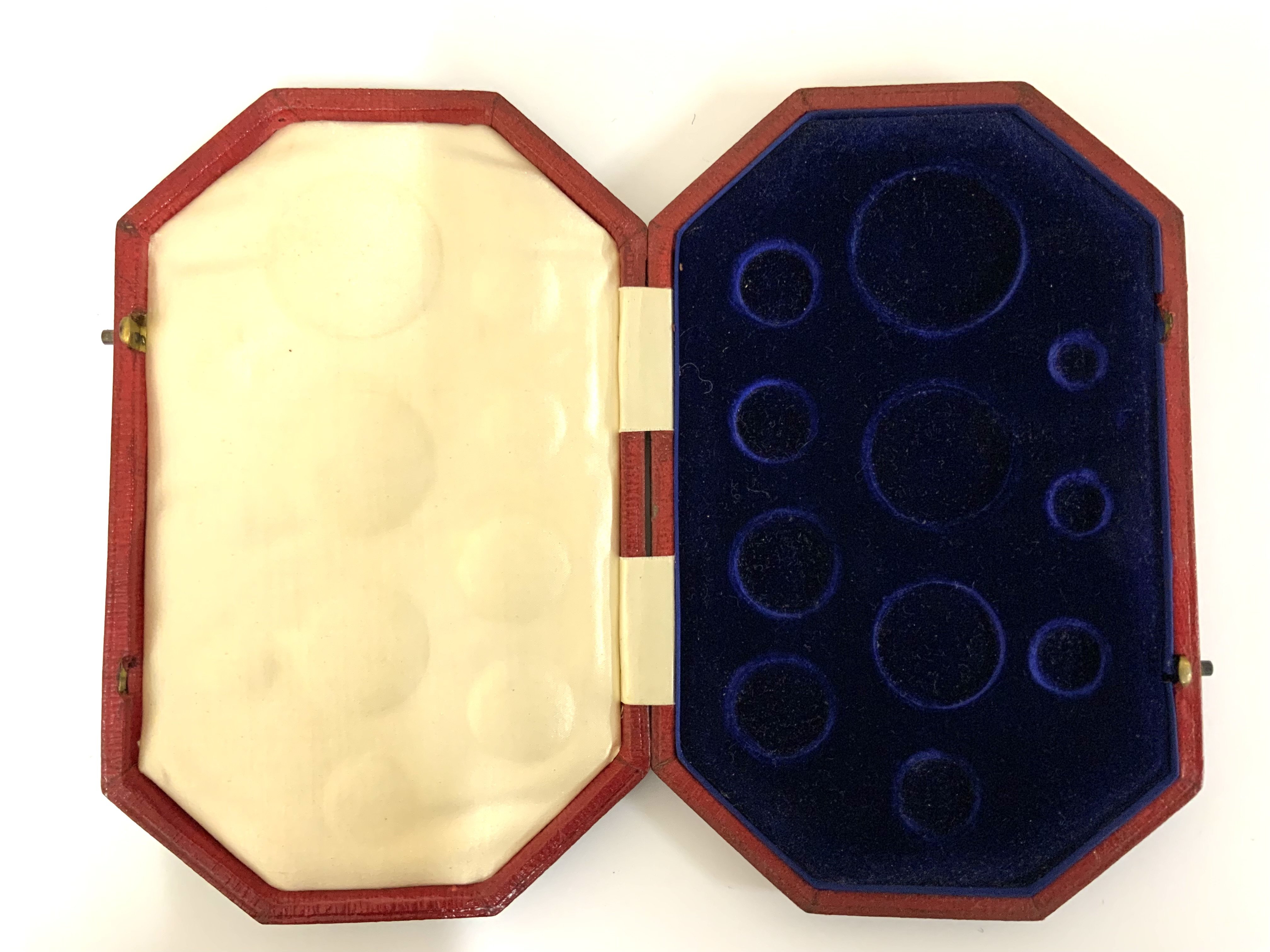 An original 1902 Specimen coin sets and commemorative case. NO RESERVE