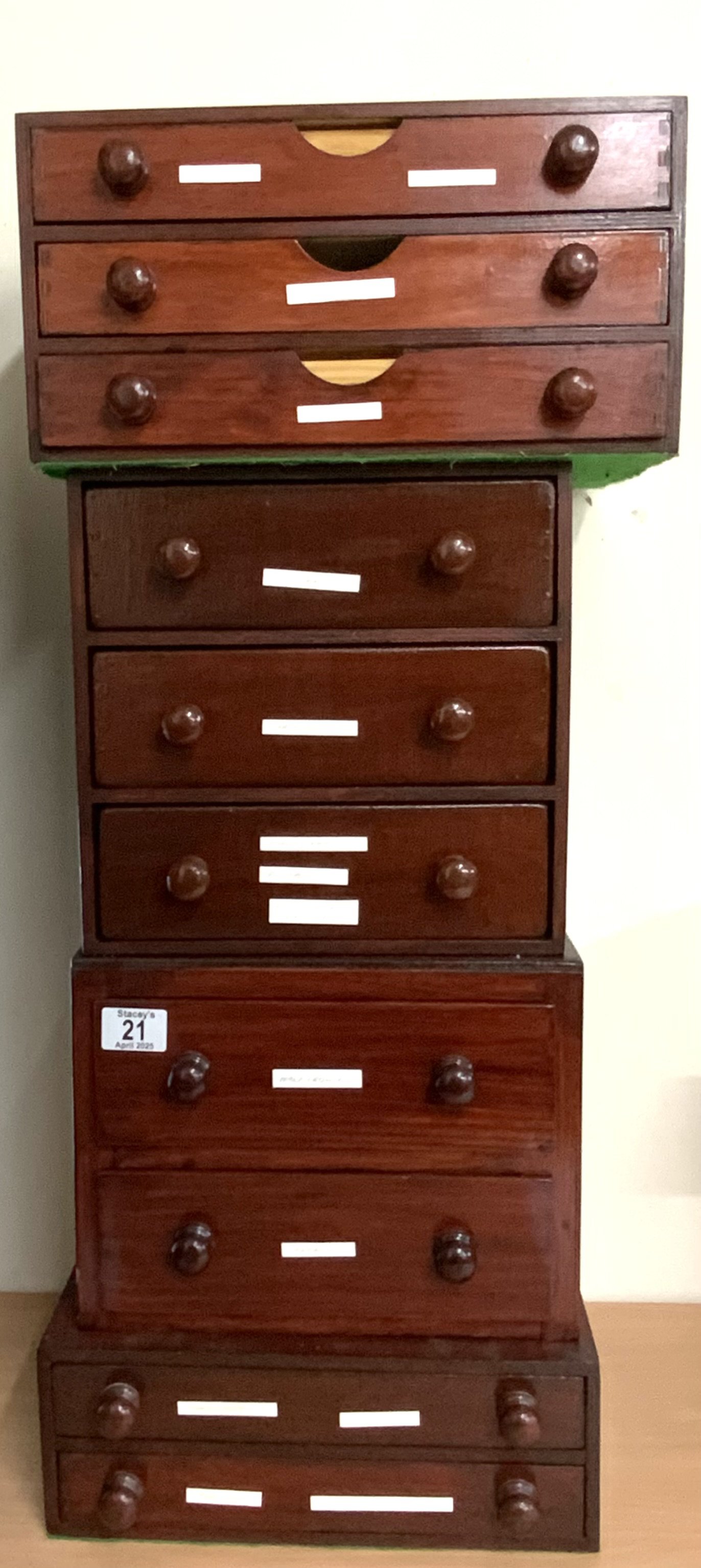 A large collection of British coinage presented in small chests. (4)