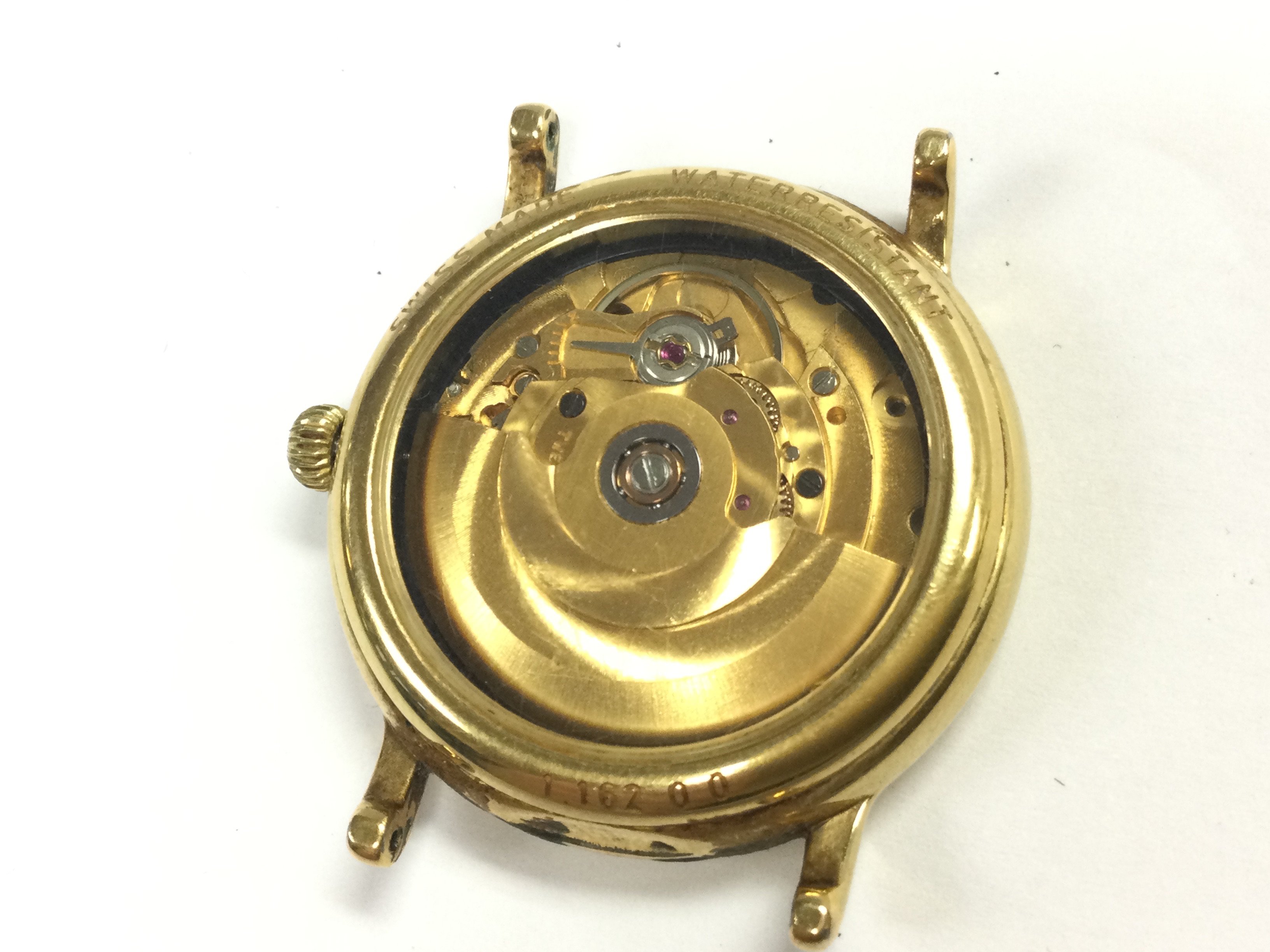 An Everite automatic 25 jewel watch, seen working. postage category A