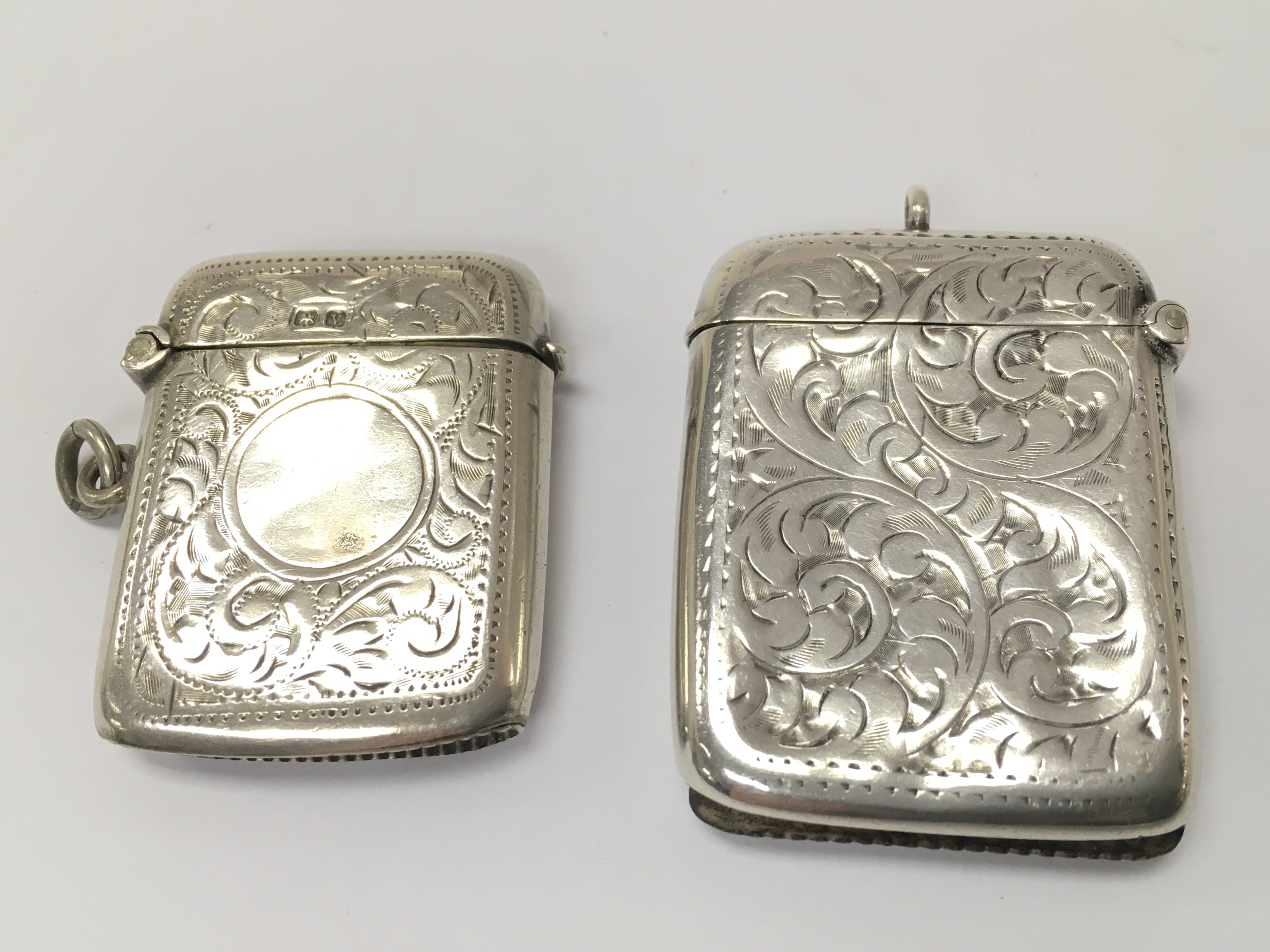 Two silver vestas , postage category A
