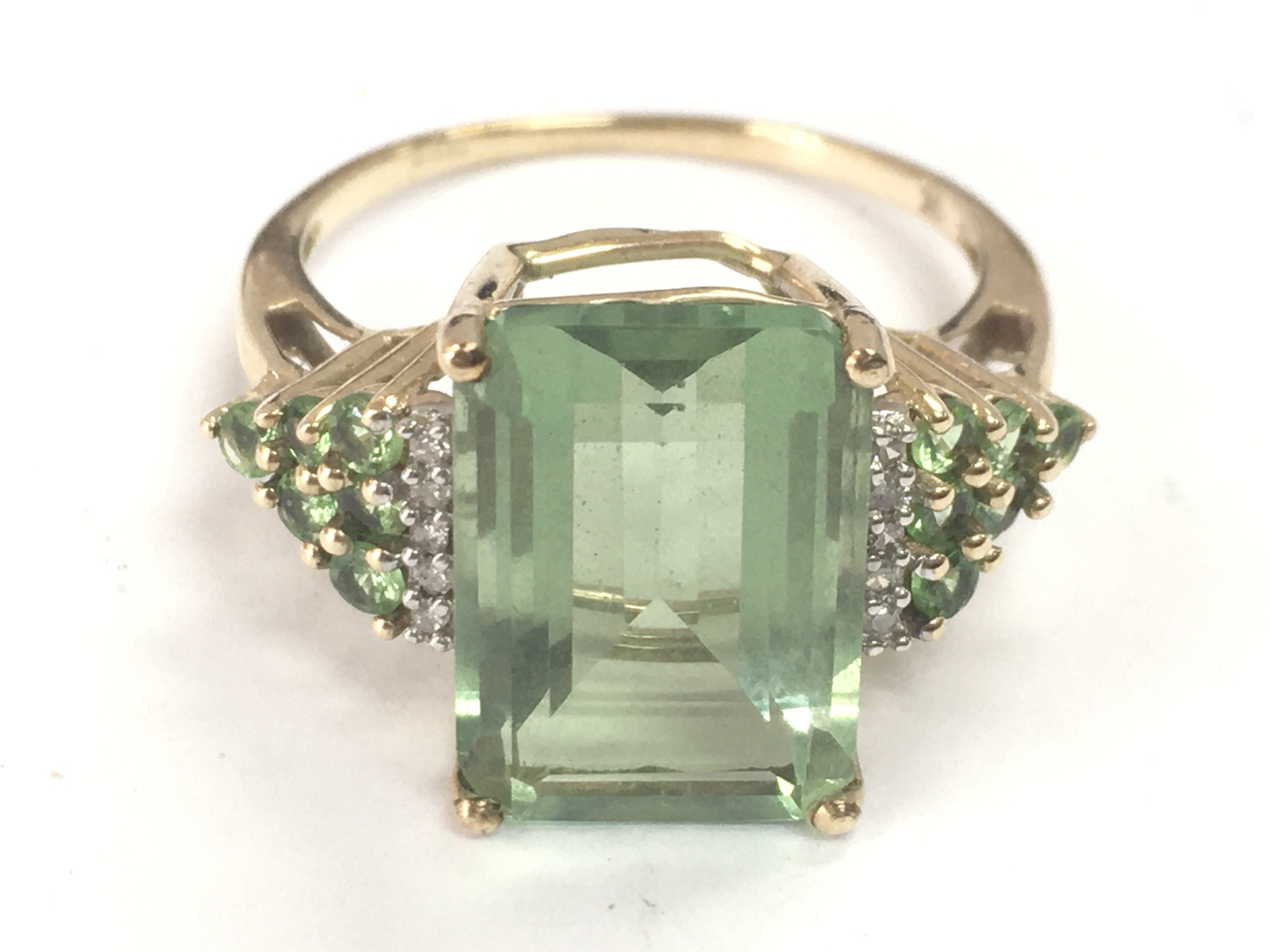 A 9 carat gold ring , size R/S. 4.4g total weight postage category A