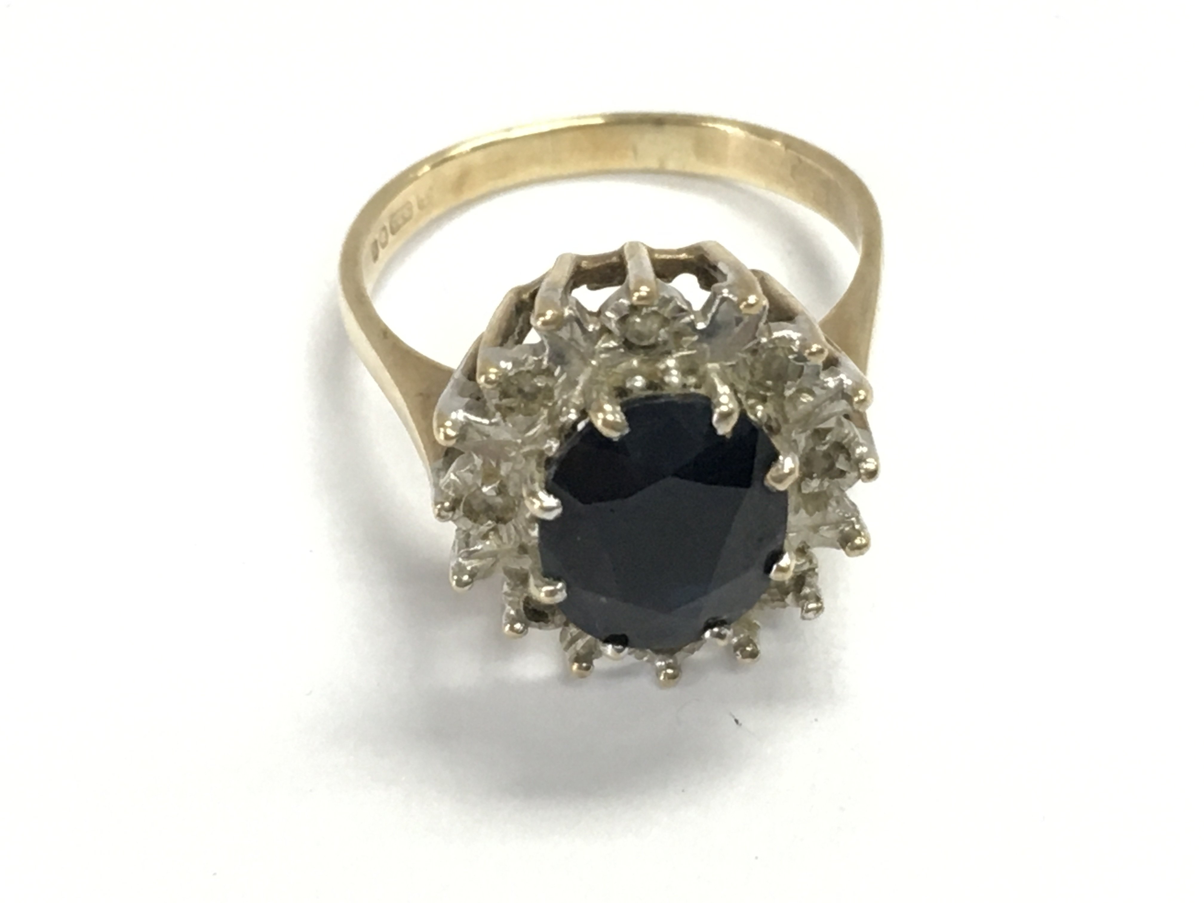 A 9ct gold tourmaline ring size P and 4.18g