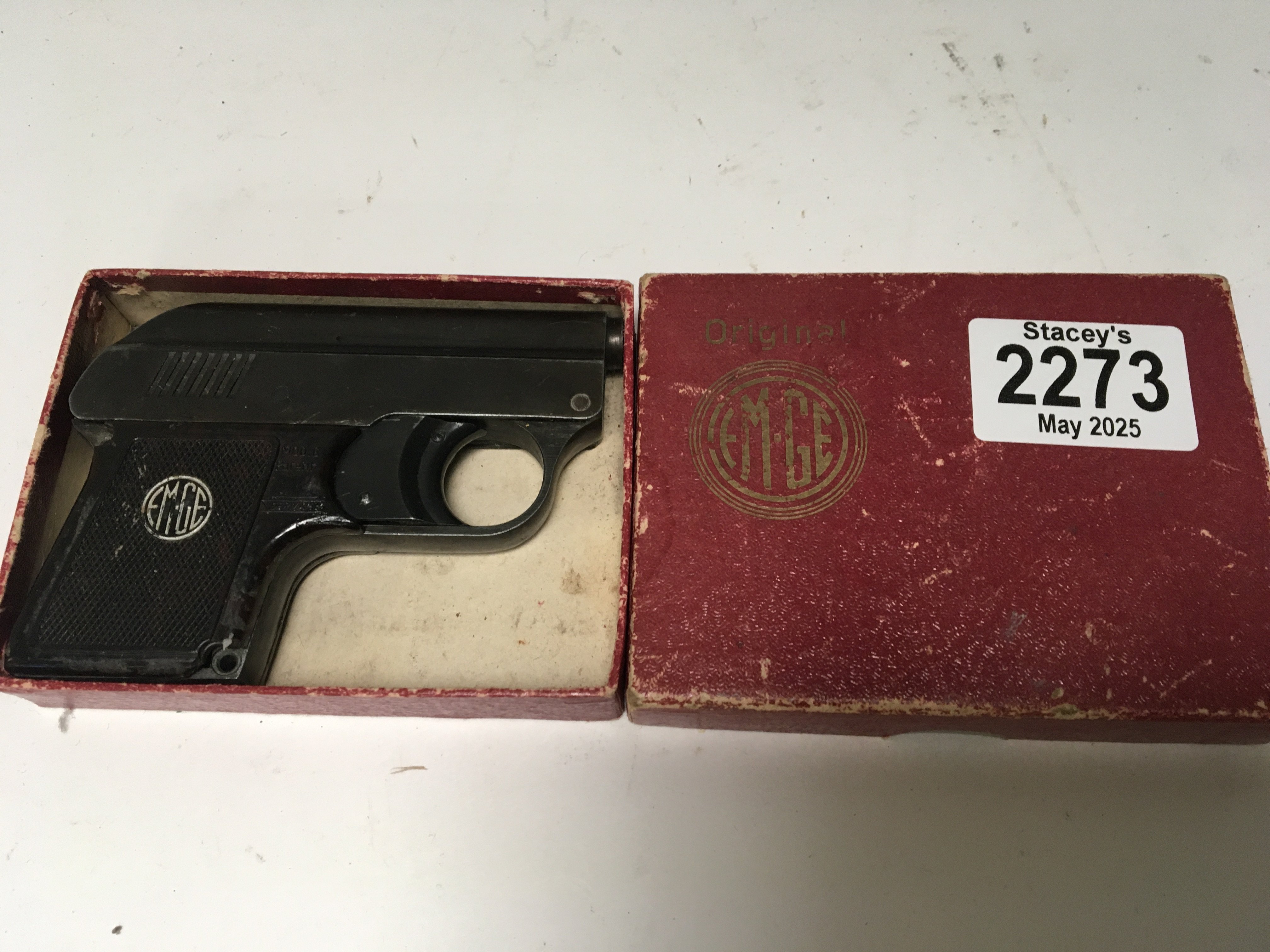 A Vintage EMGA starting pistol Model 60 in original box.