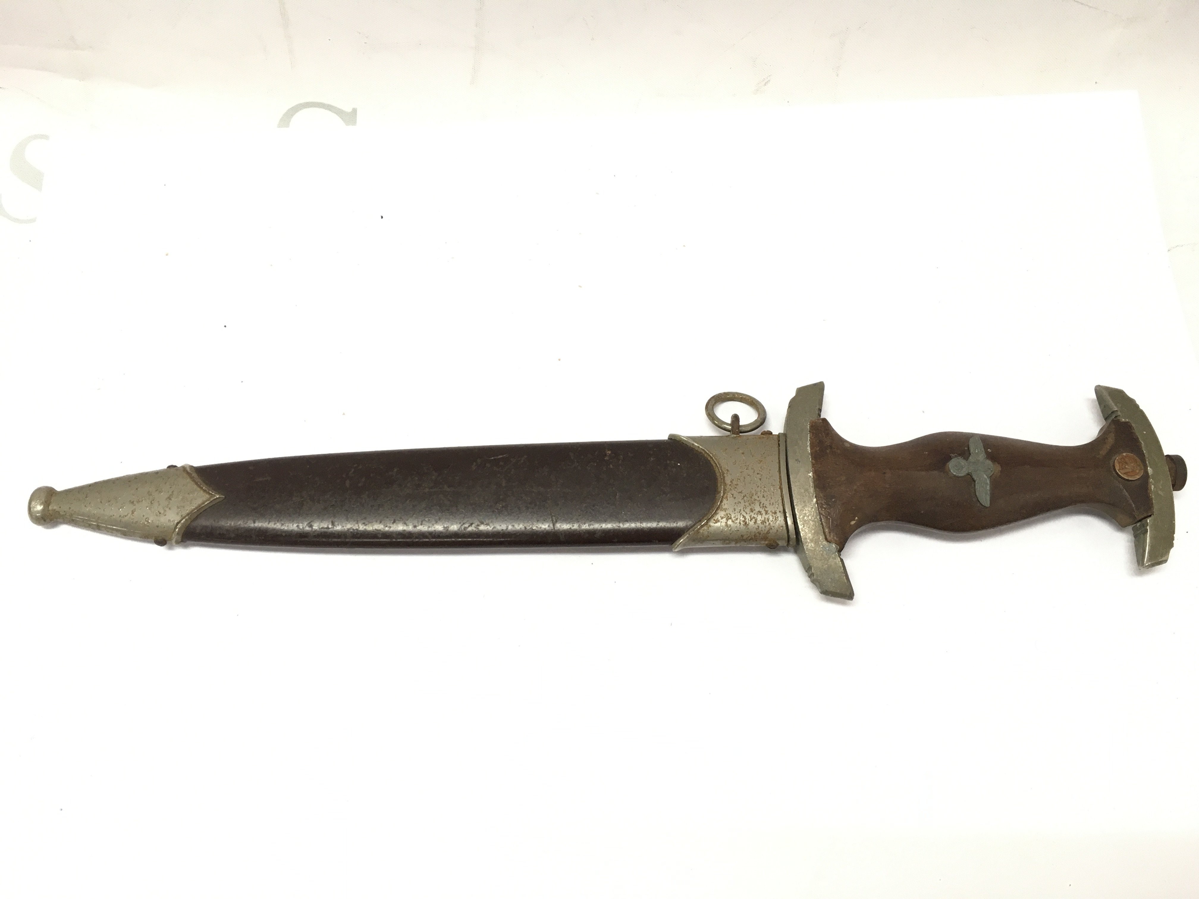 A German SA dagger , total length 35cm long , blade 22cm long.