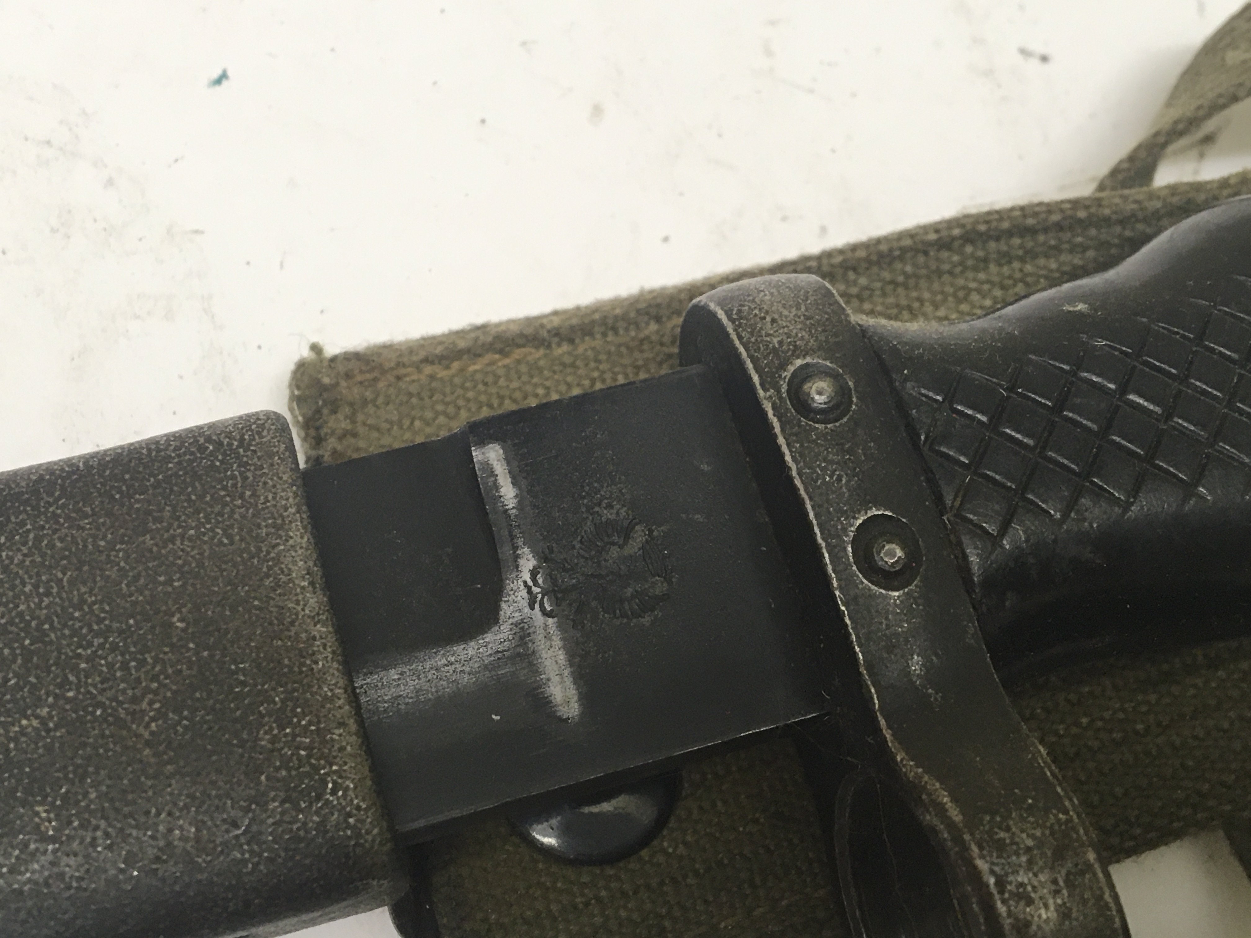 A bayonet possible German made for the Spanish Army marks to the blade. NO RESERVE