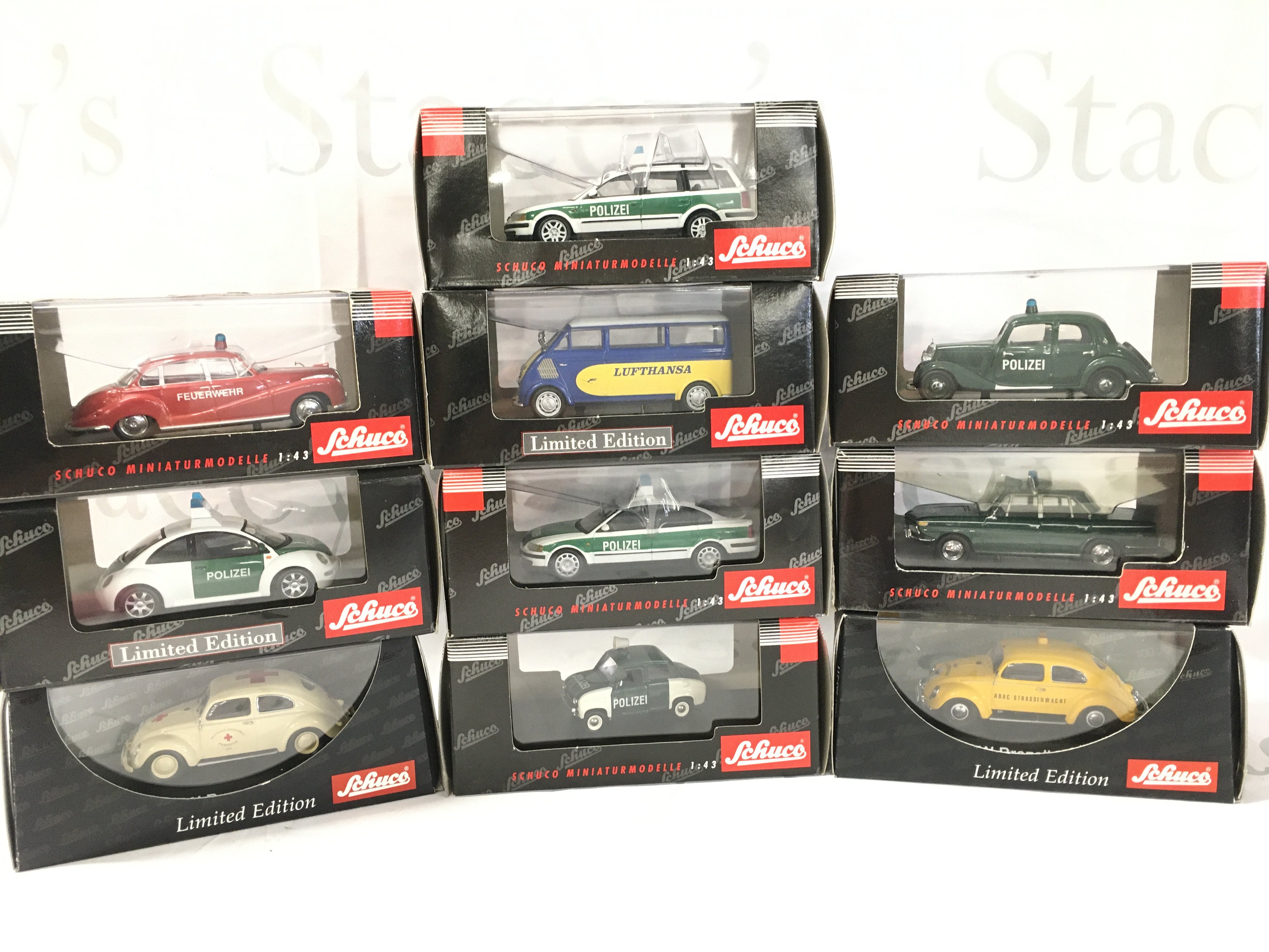 A Collection Of Boxed Schuco Diecast All 1/43 Scale.