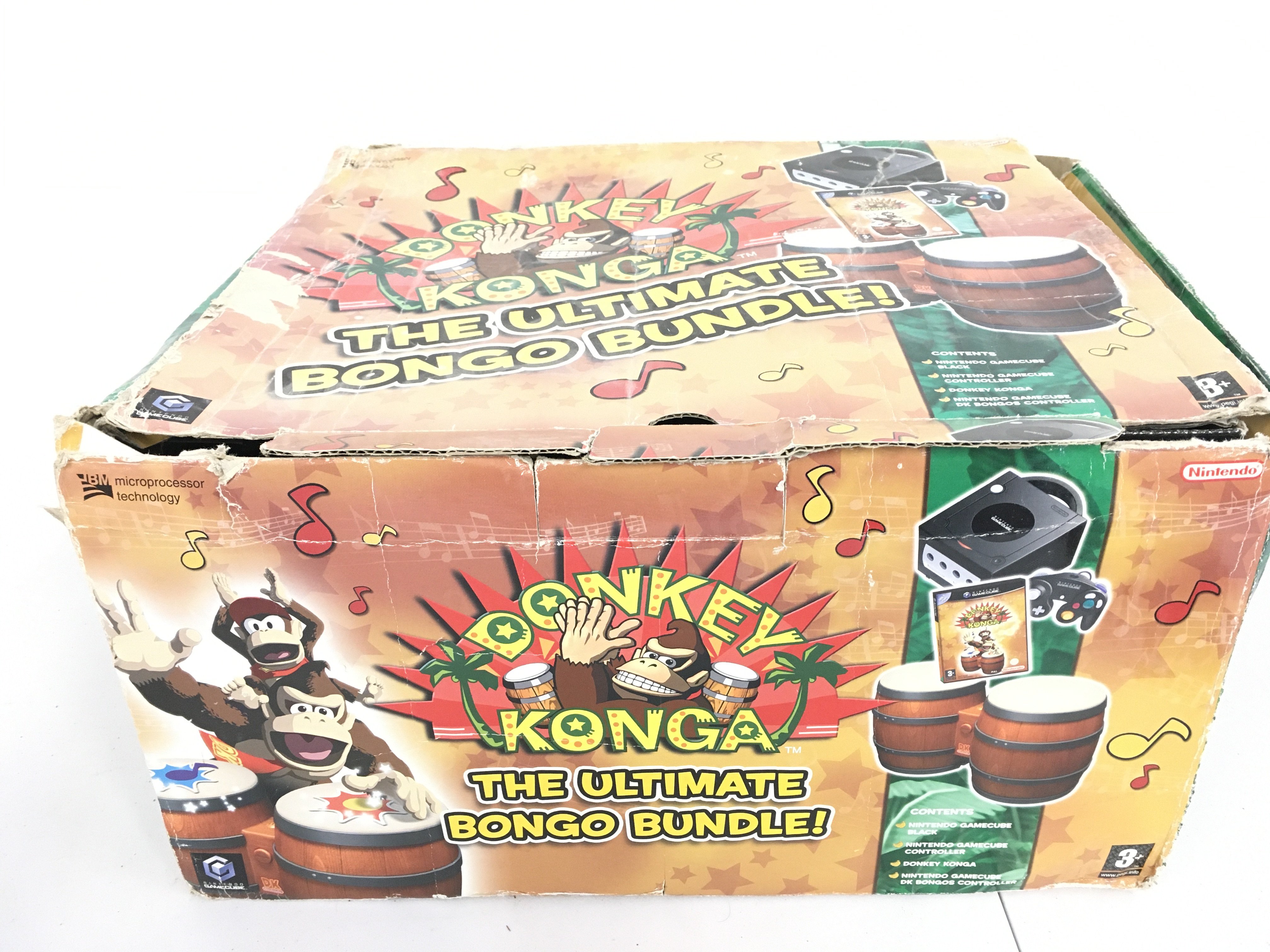 A Boxed Nintendo Donkey Kong Game Cube. Box Is Worn. No Reserve.