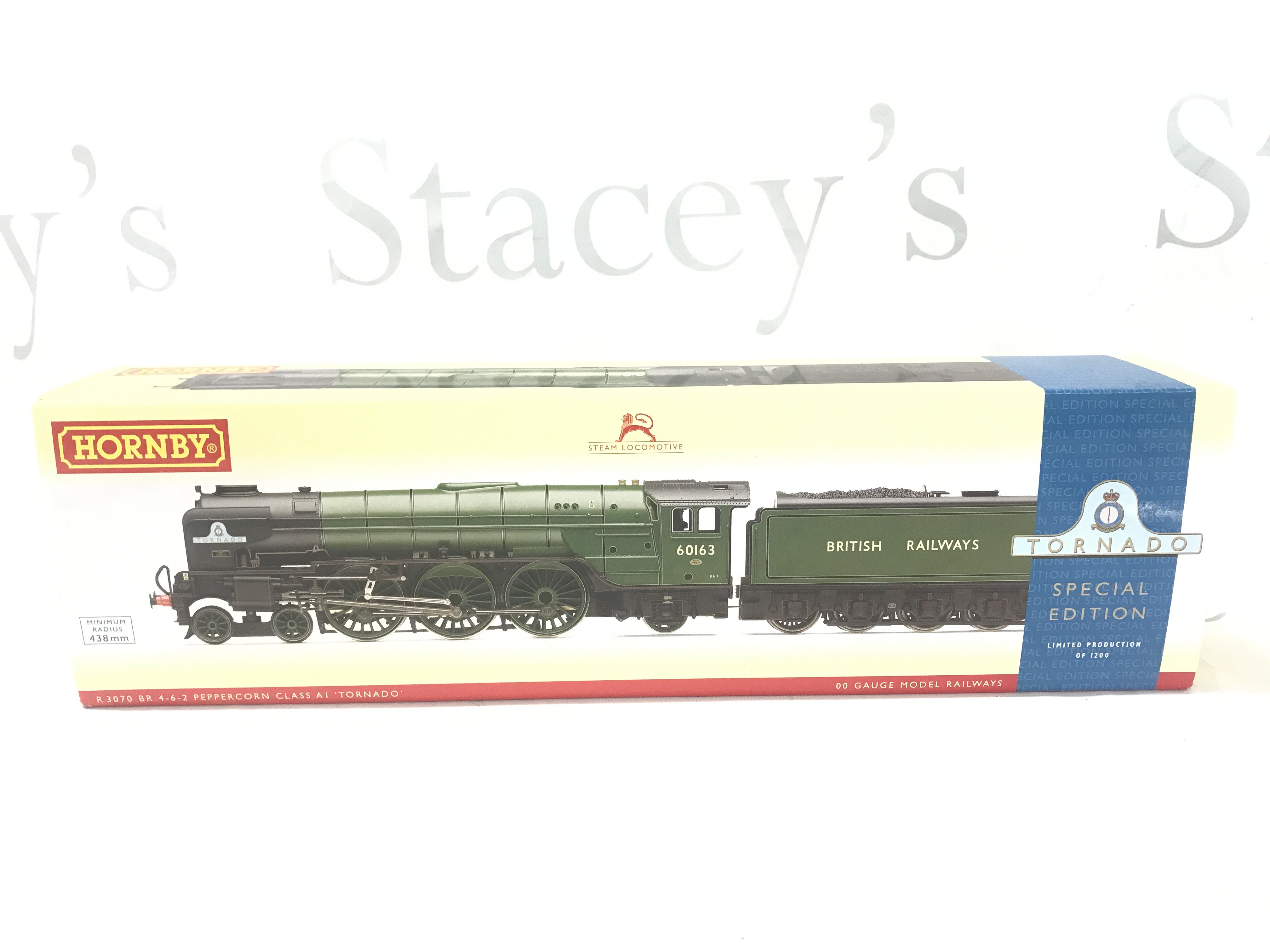 A Boxed Hornby 00 Gauge BR 4-6-2 Peppercorn Class A1 Tornado #R 3070. DCC Ready.