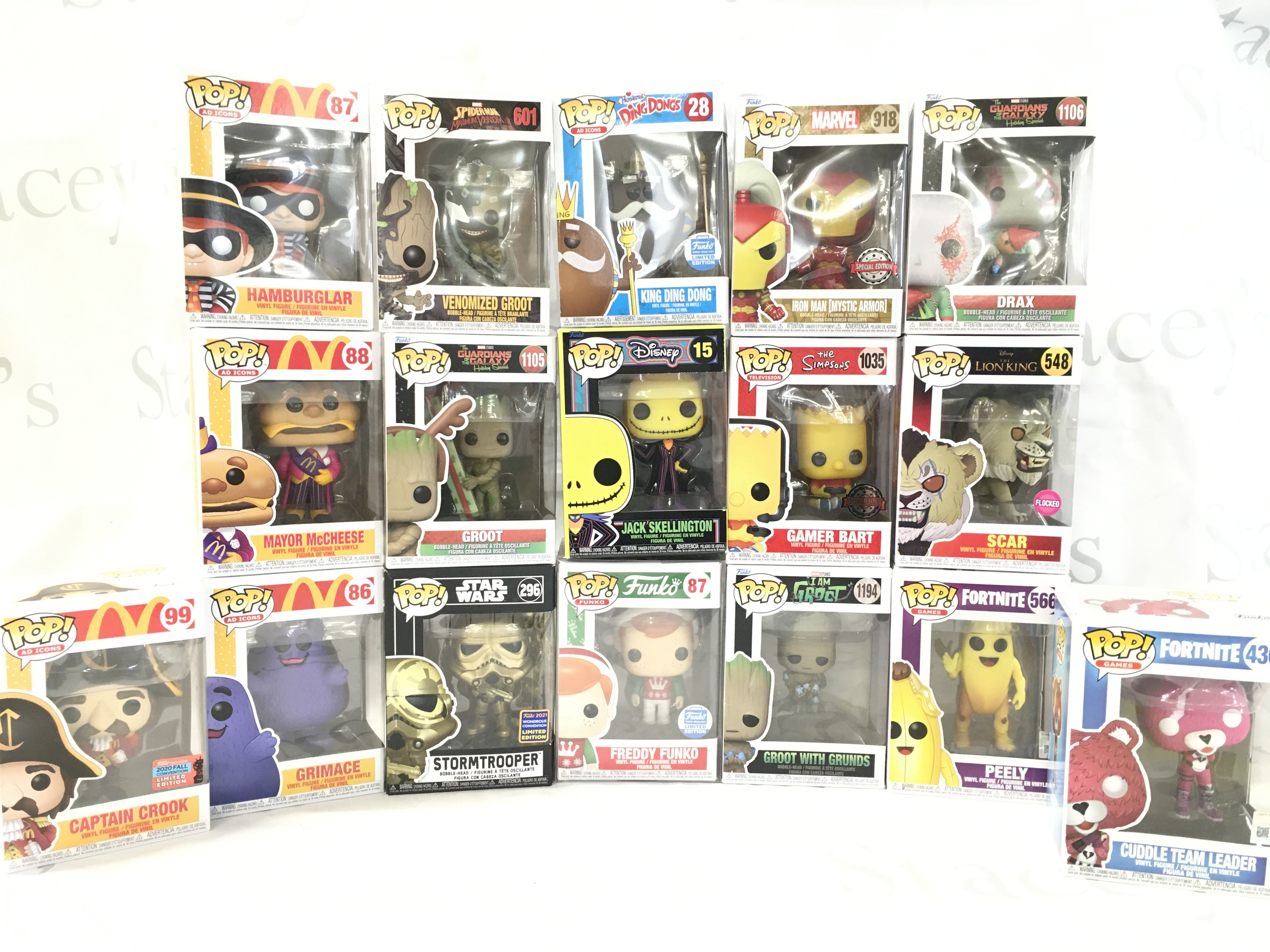 A Collection of Boxed Funko Pop Figures. No Reserve.(2).