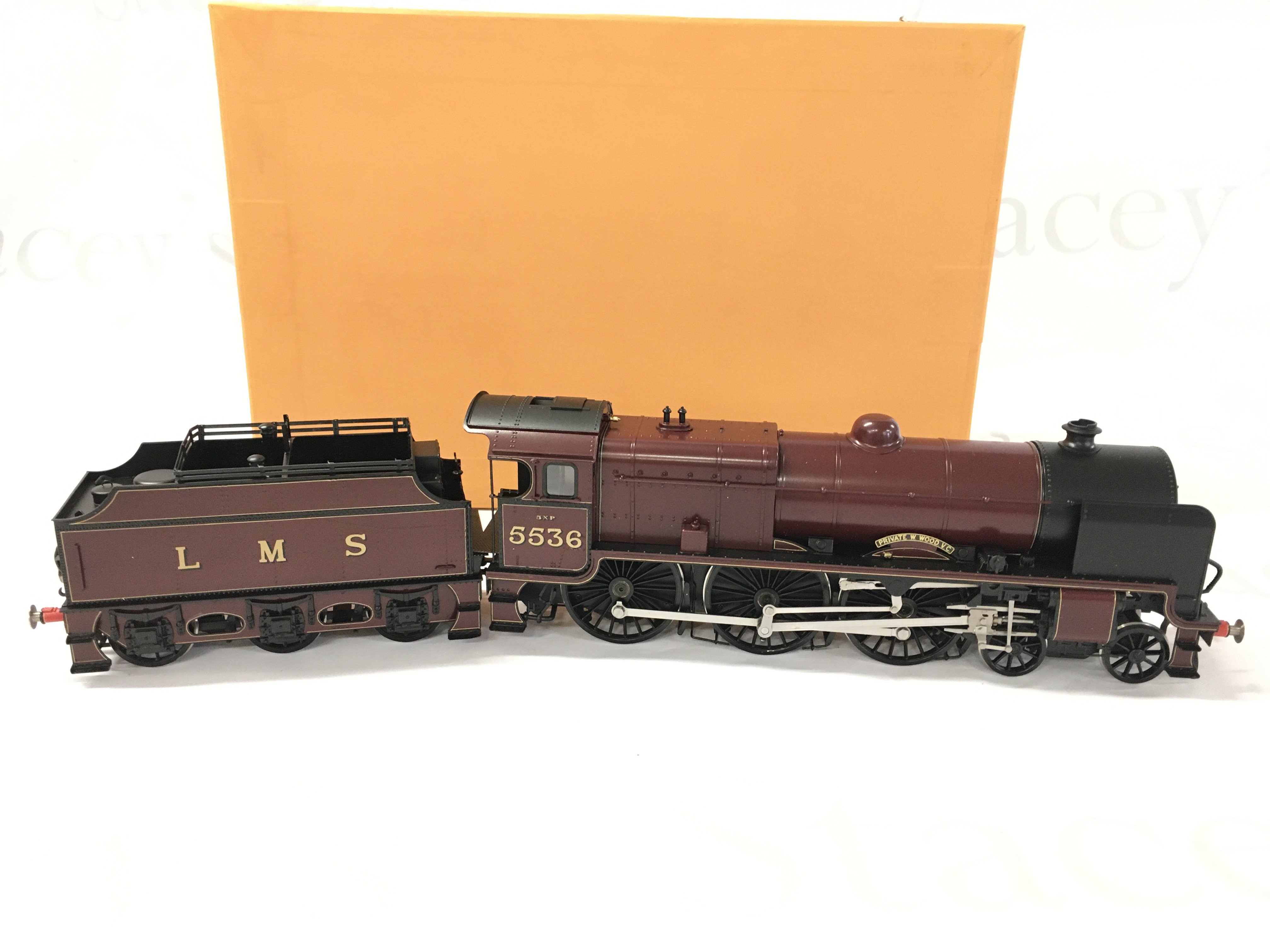 A Tower Models 0 Gauge 4-6-0 Patriot Locomotive With Tender.