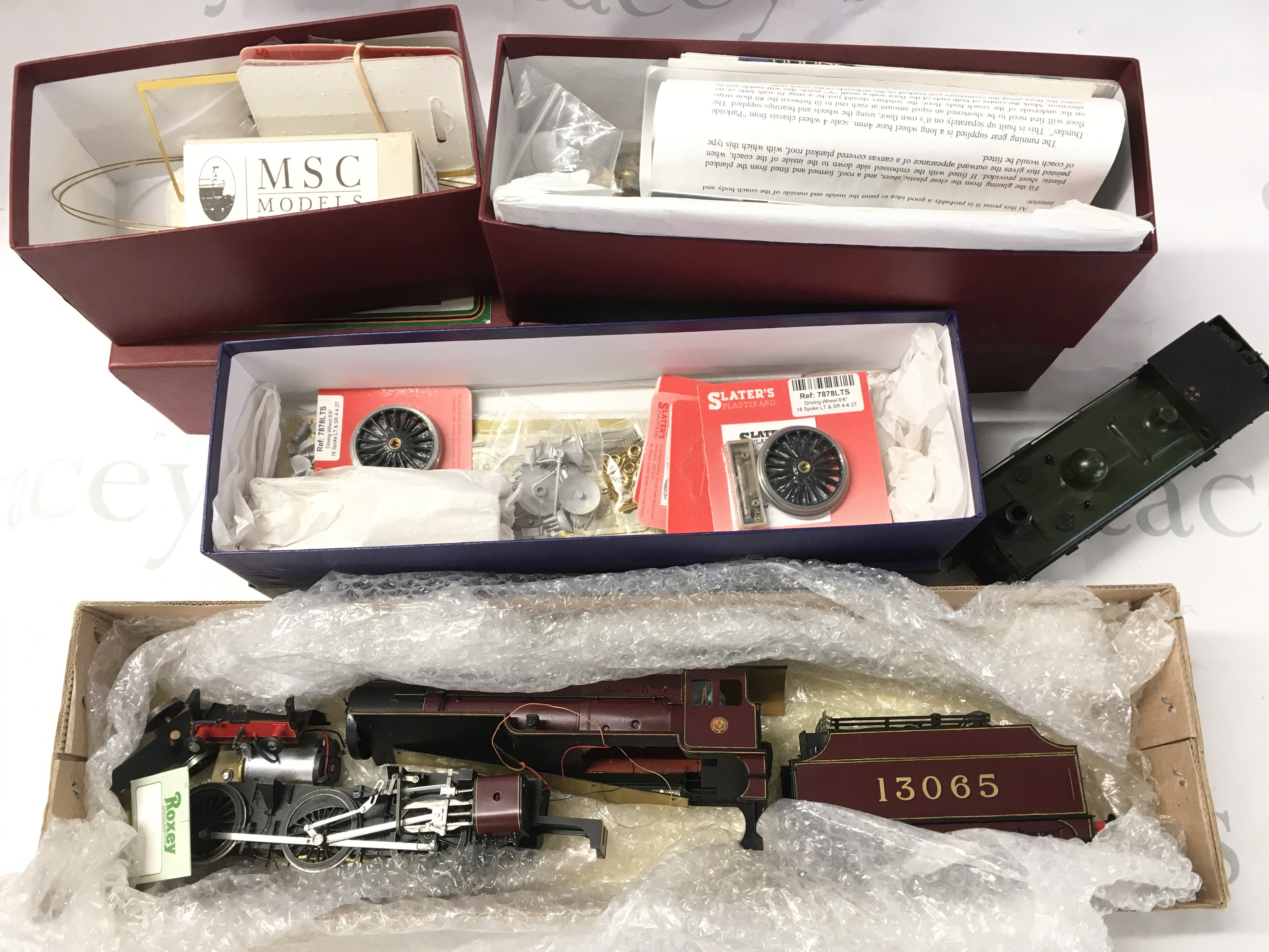 A Collection of Built/ part Built 0 Gauge Models Including Spares and A Pannier Tank.