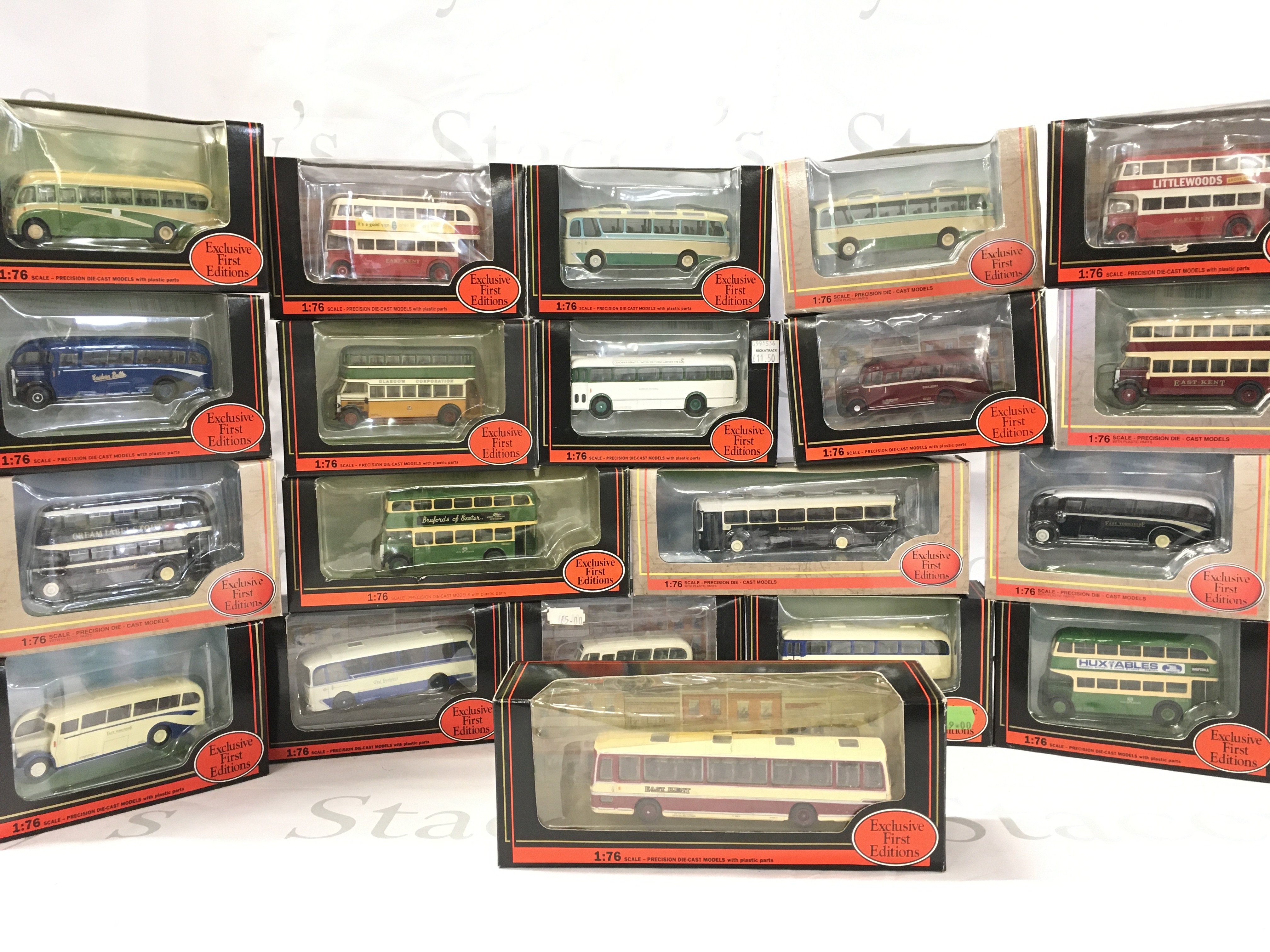 A Collection of 20 Exclusive First Editions Buses.