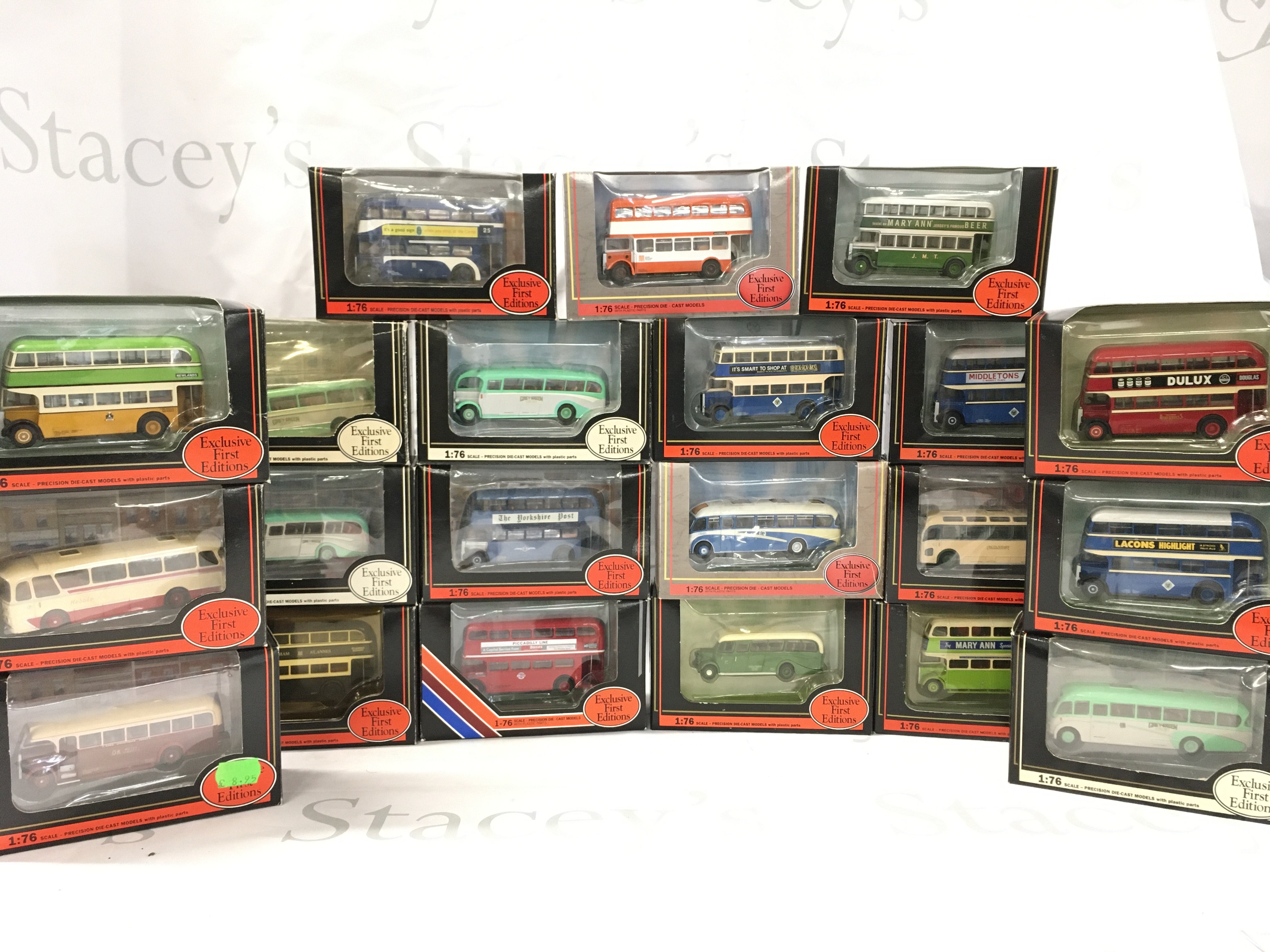 A Collection of Boxed Exclusive First Editions Buses.