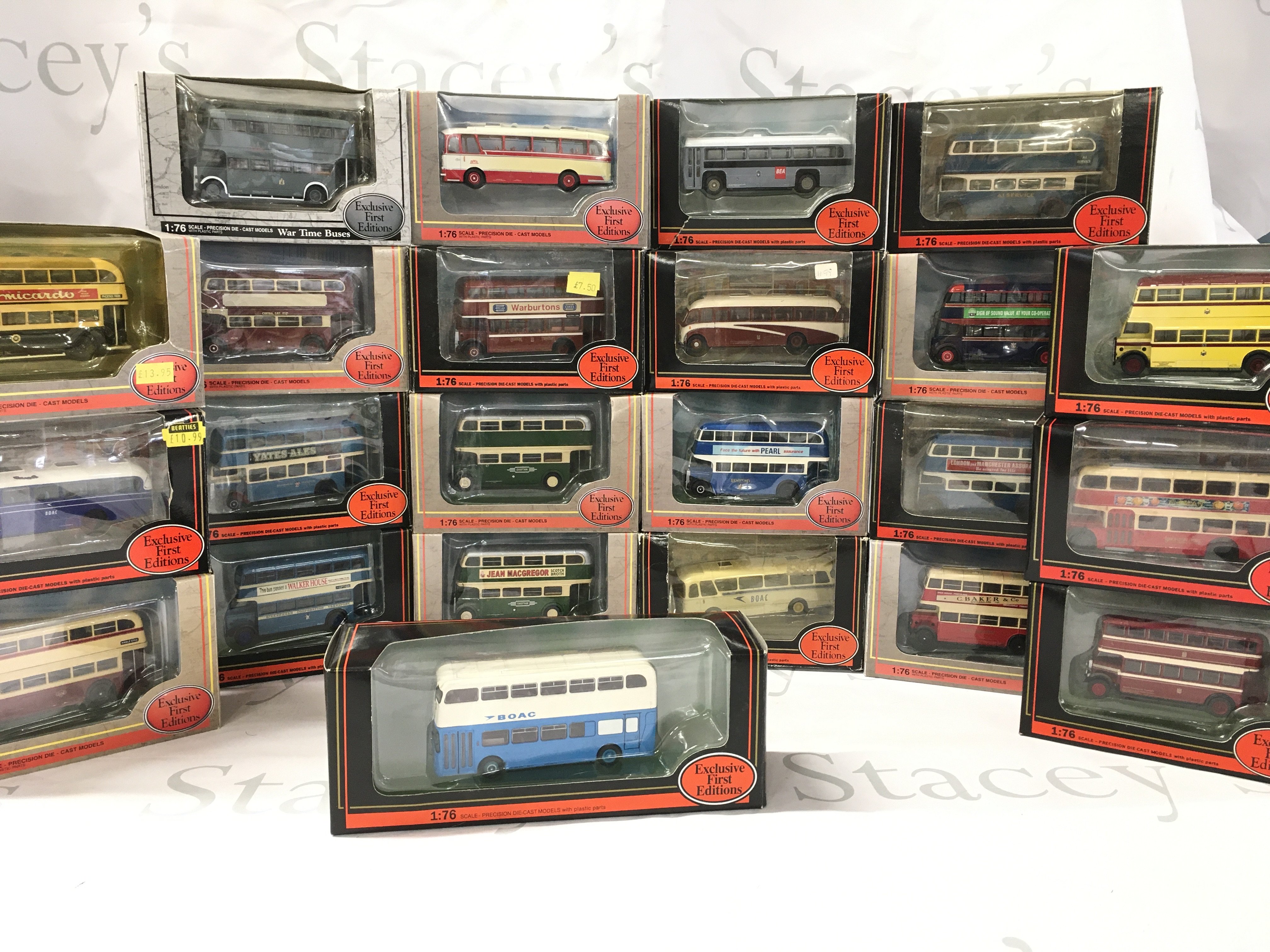 A Collection Of Boxed Exclusive First Editions Buses.