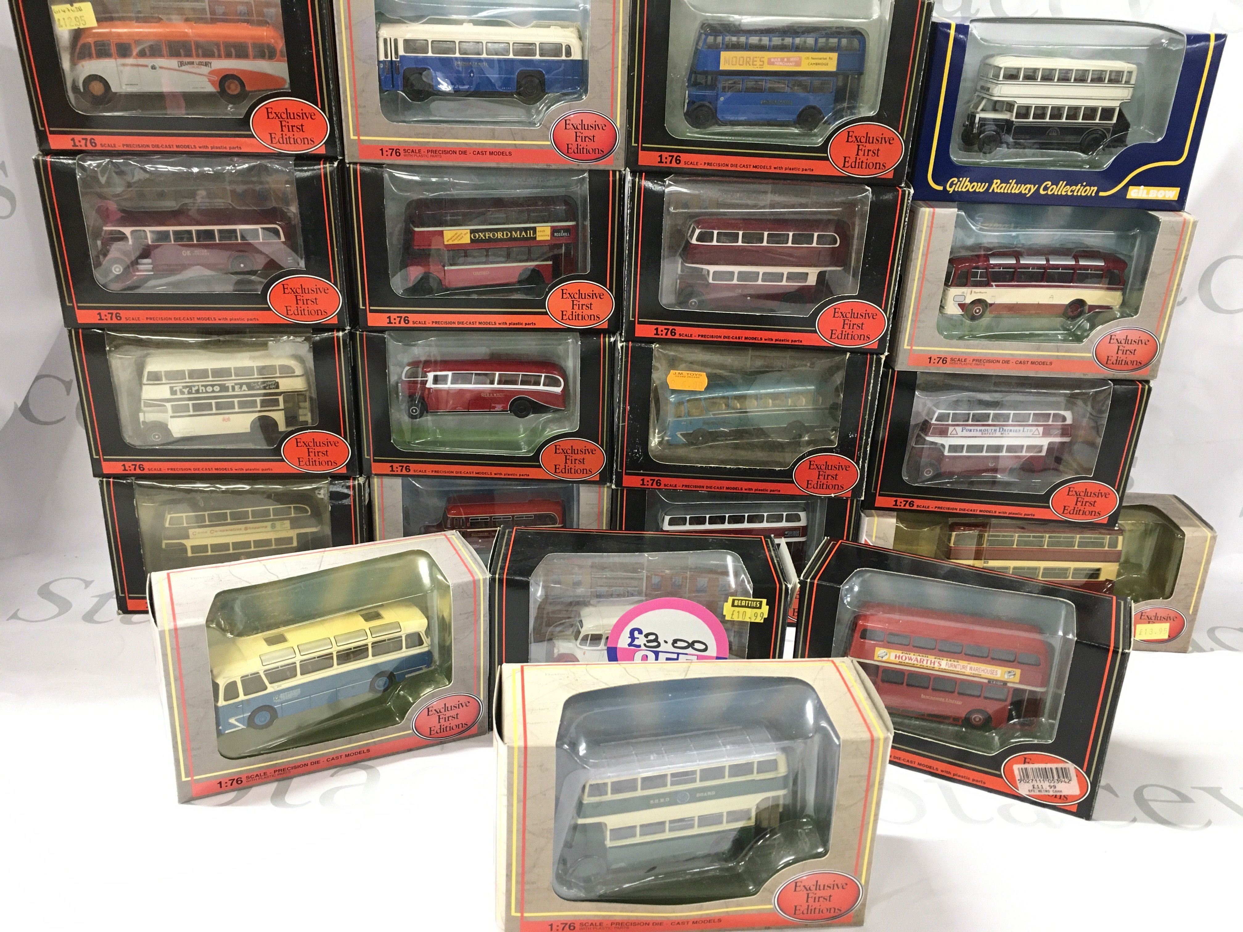 A Collection Of Boxed Exclusive First Editions Buses.