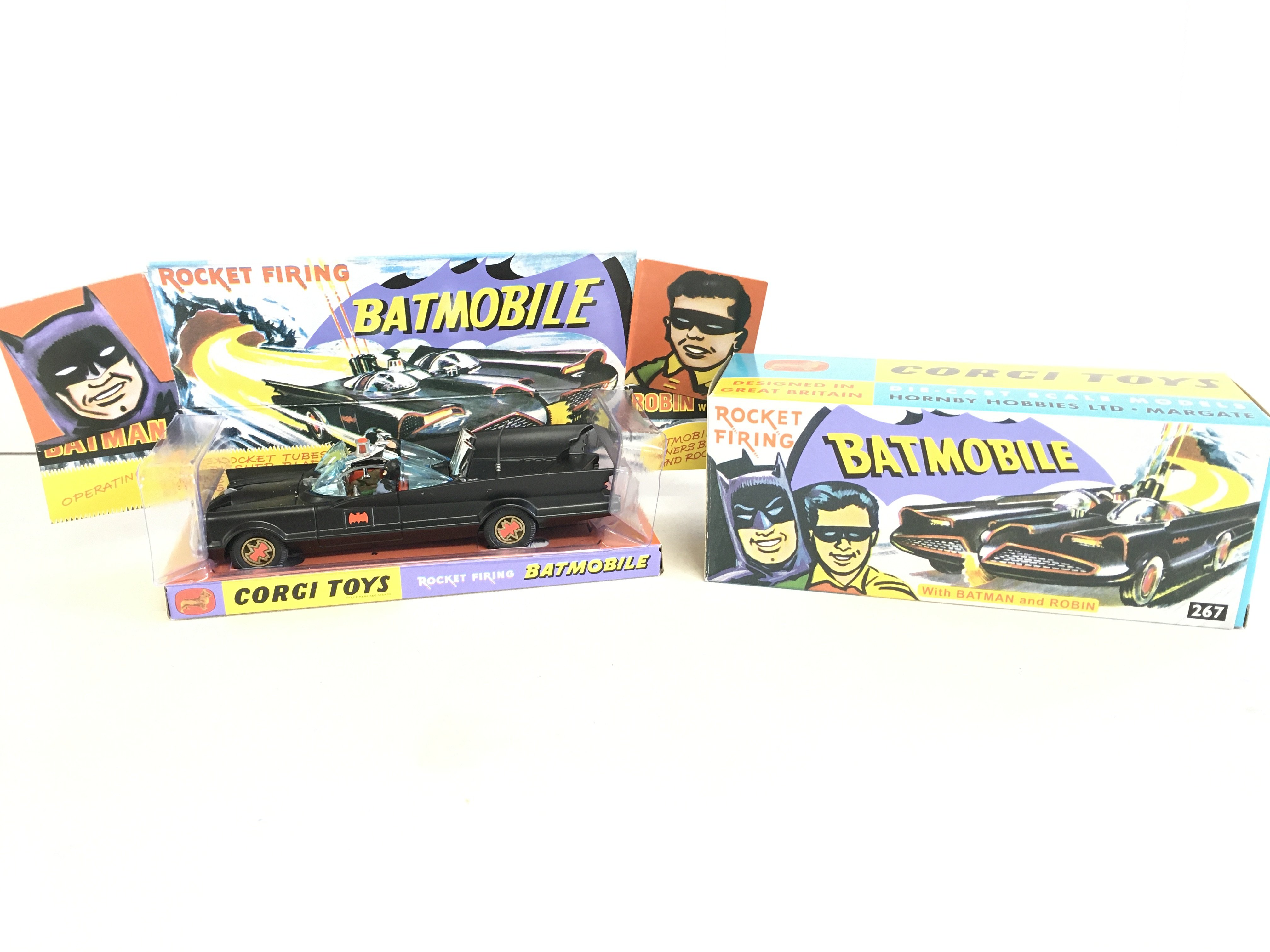 A Boxed Corgi Model Club Batmobile Mat Black Version #267.