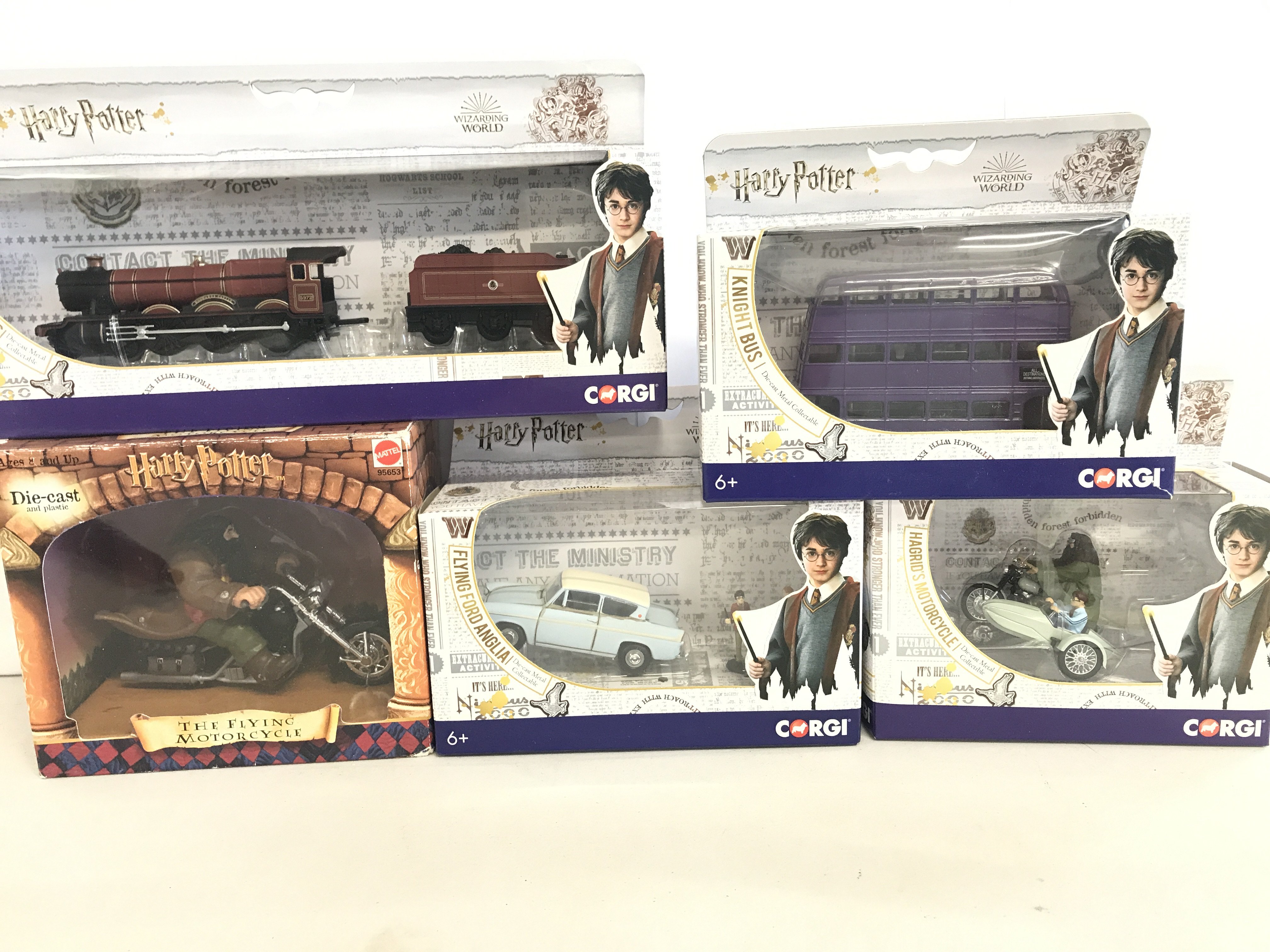 A Collection of Boxed Corgi Harry Potter Diecast.