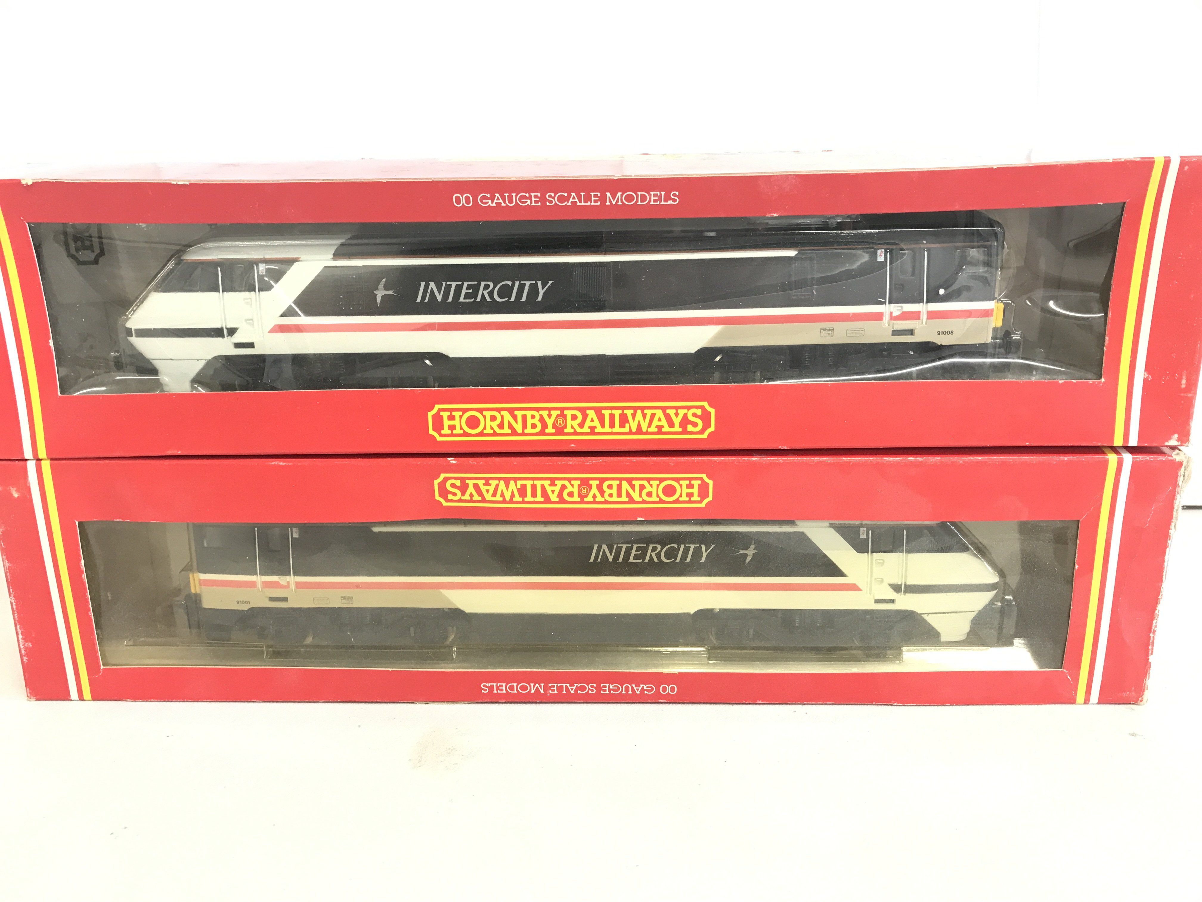 2 X Boxed Hornby 00 Gauge Locomotives Both BR Class 91 Electric Locomotives #R.240.